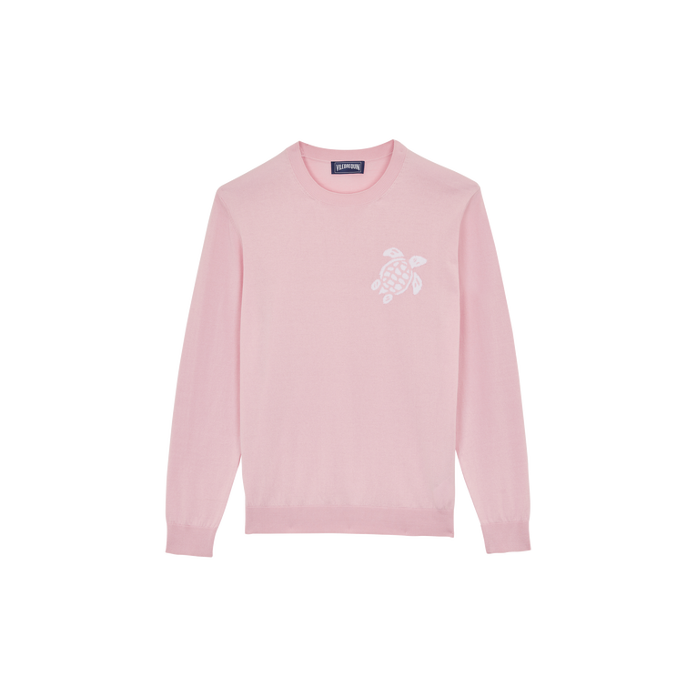 Vilebrequin Men Cotton Sweater Turtle - Rayol - Pink - Size XL