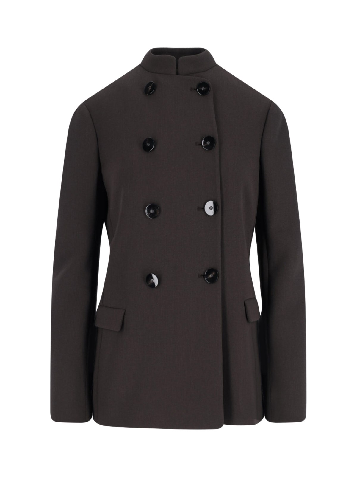 Giorgio Armani Double-Breasted Virgin Wool Blazer