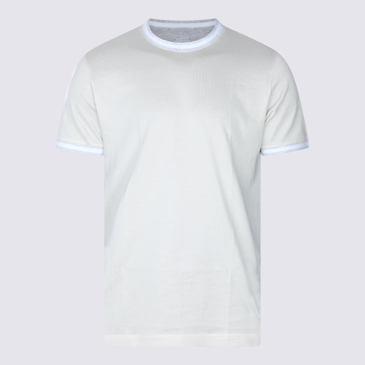 Eleventy Beige And Grey T-shirt