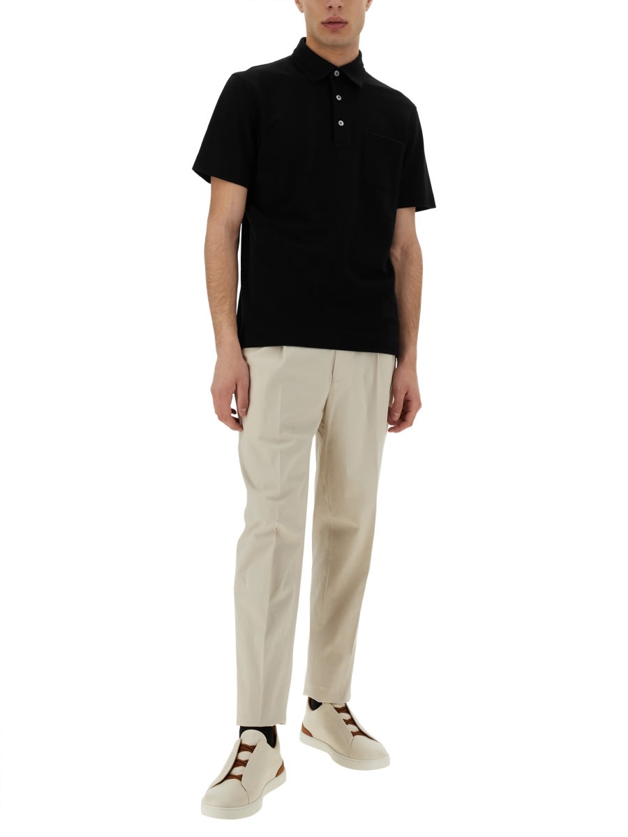 Zegna Piquet Polo