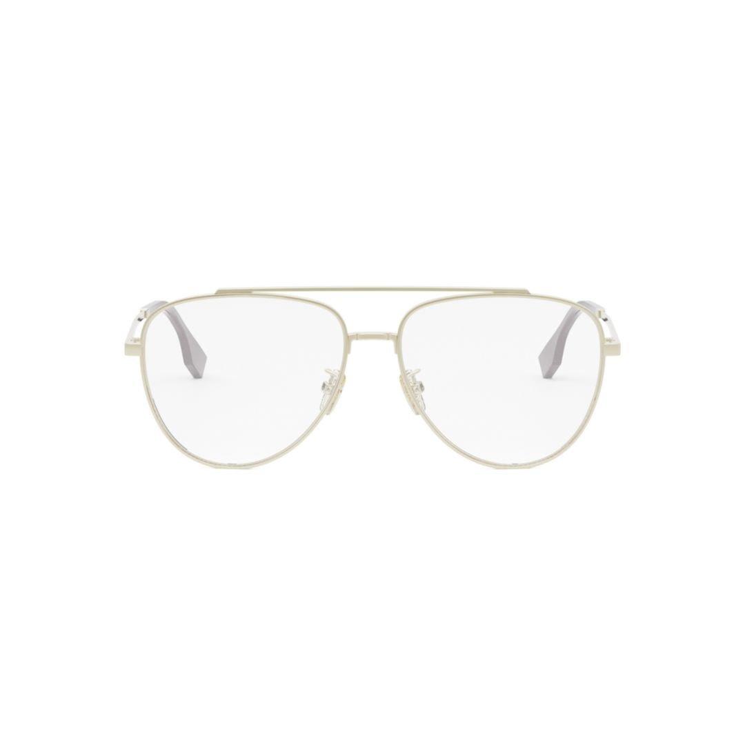 Fendi Eyewear Aviator Frame Glasses