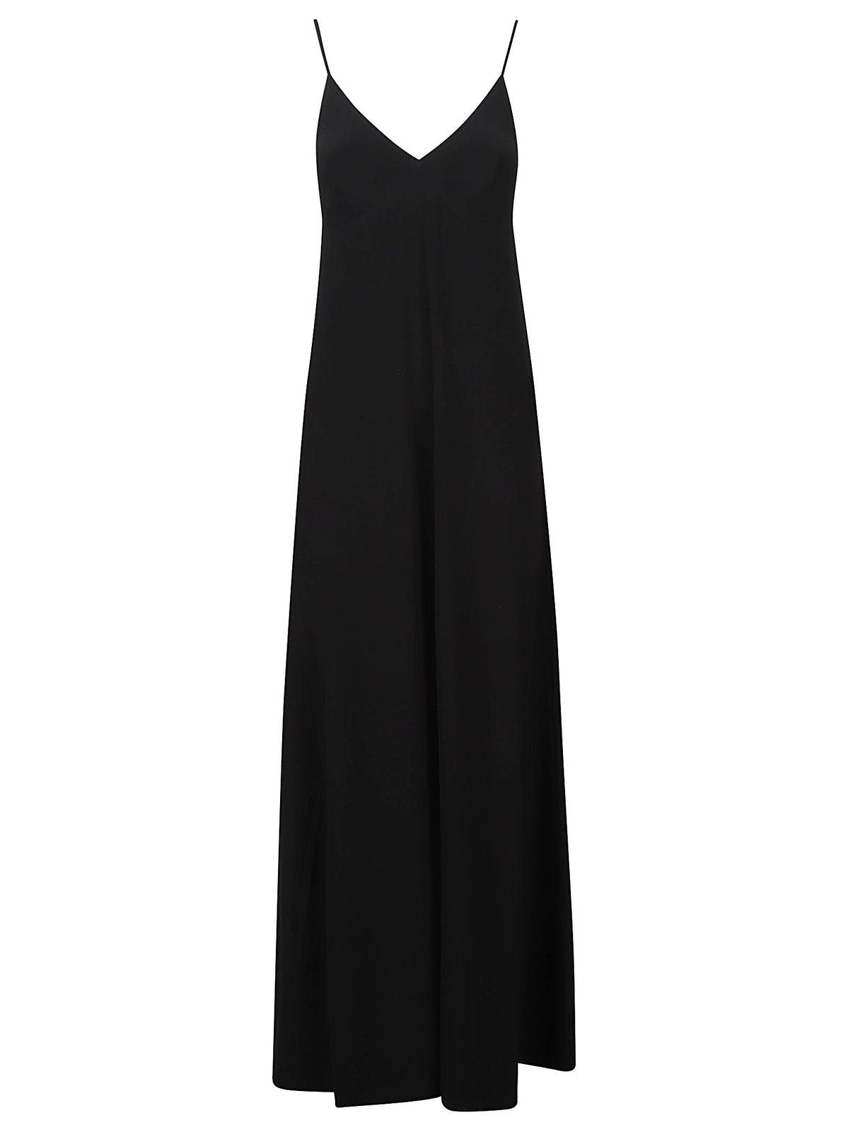 Norma Kamali Spaghetti Strap Maxi Dress