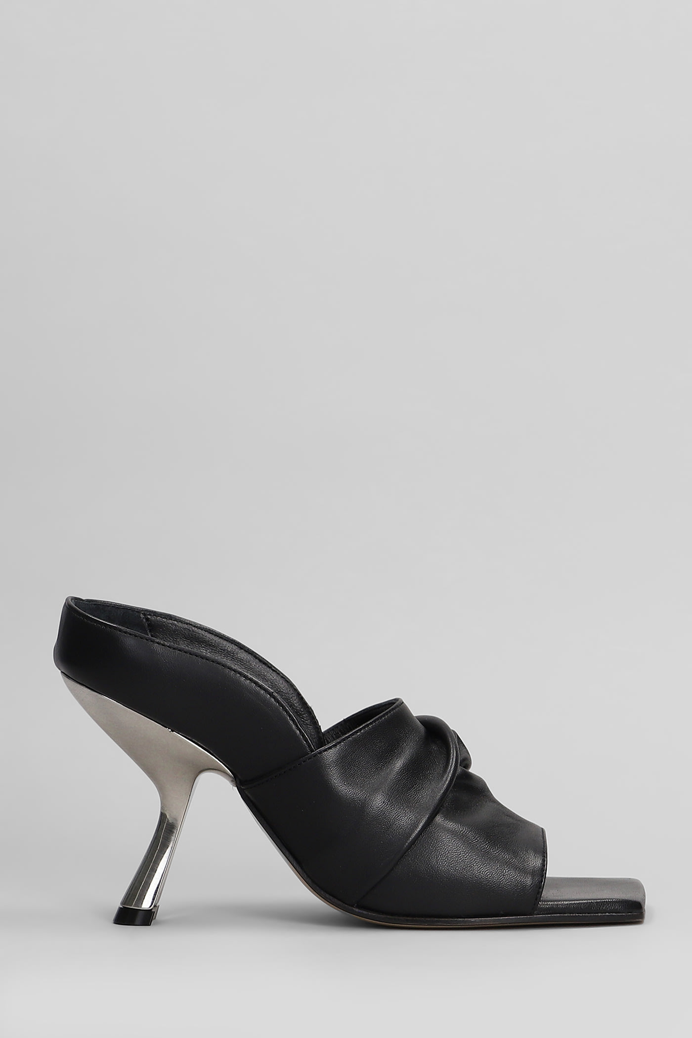 Alchimia Slipper-mule In Black Leather