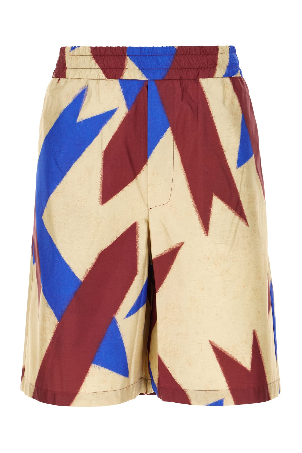 Pierre-Louis Mascia Printed Silk Bermuda Shorts
