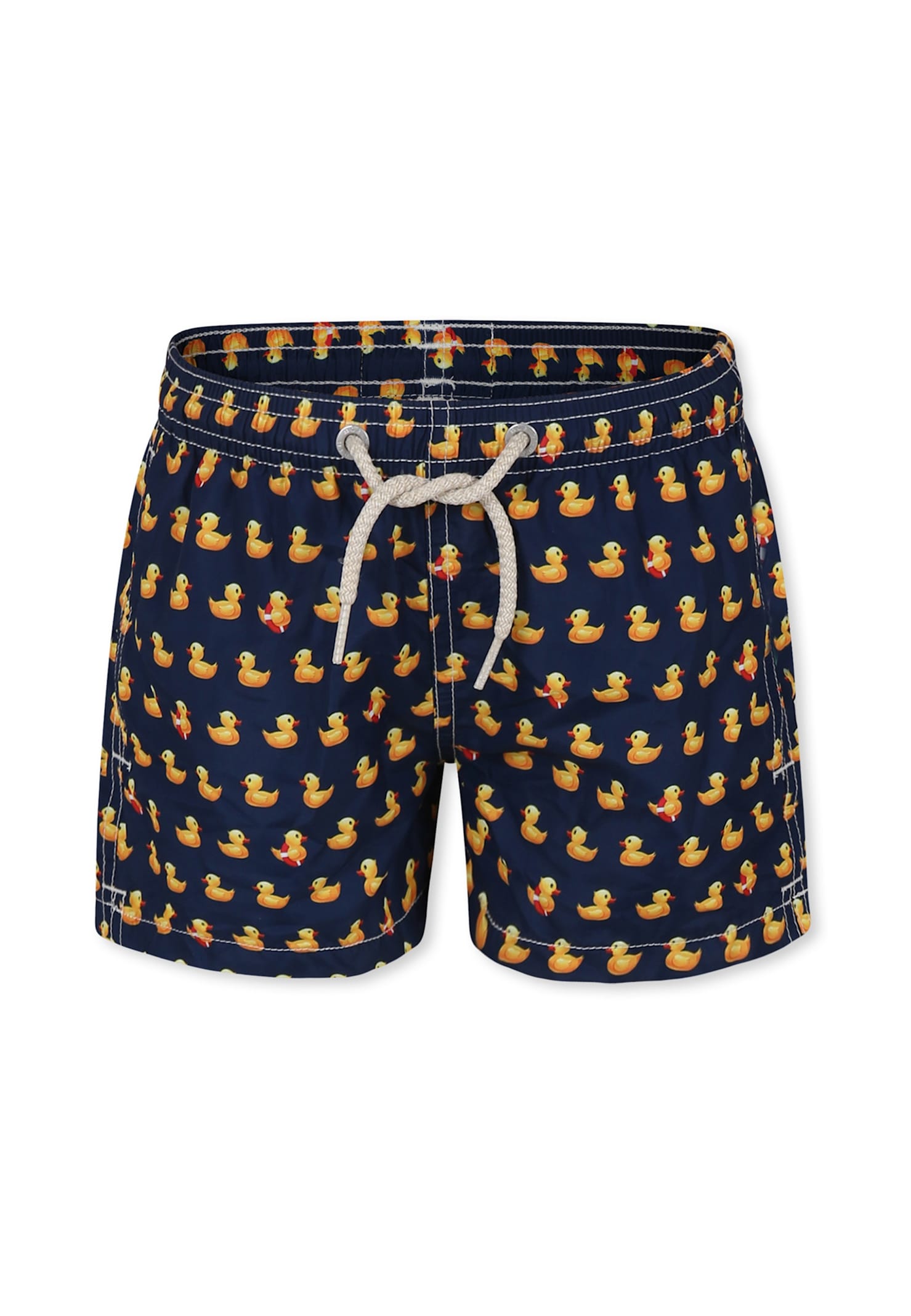 MC2 Saint Barth Blue Swim Shorts For Boy With Duck