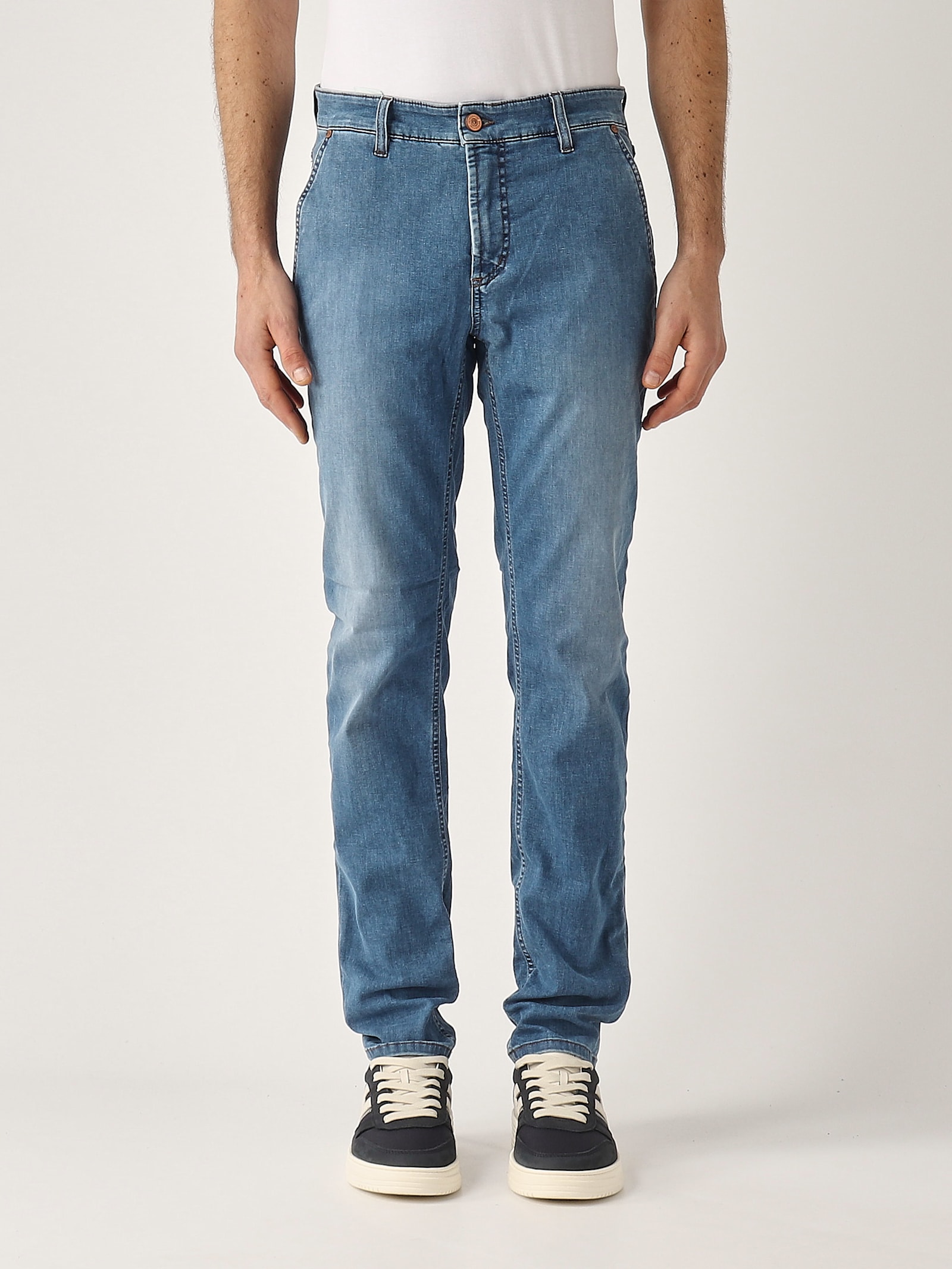 Jeckerson Julius 5 Tasche Slim Fit Tasca America Tri Blend Oz 7 3/4 Jeans