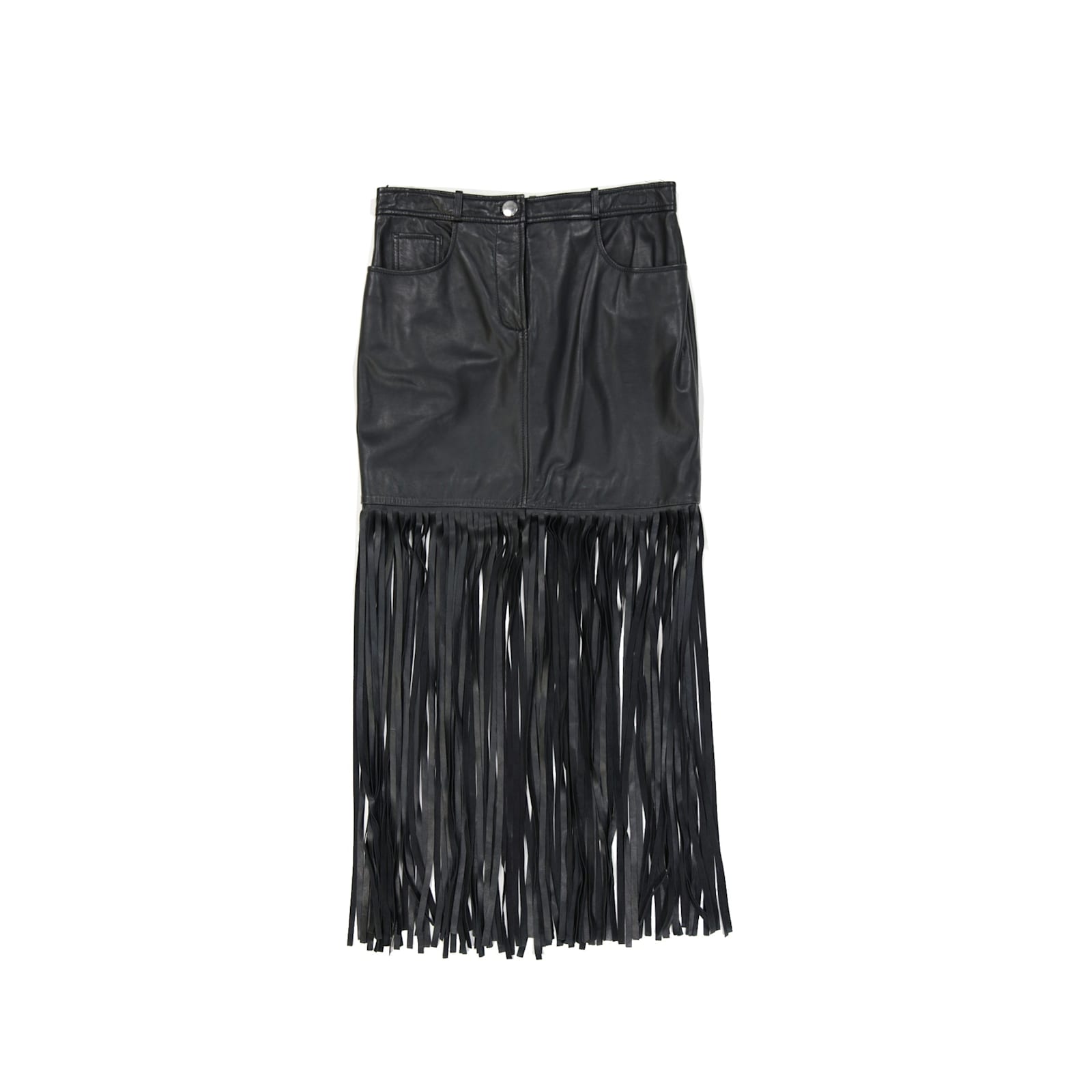 Boutique Moschino Boutique Leather Skirt