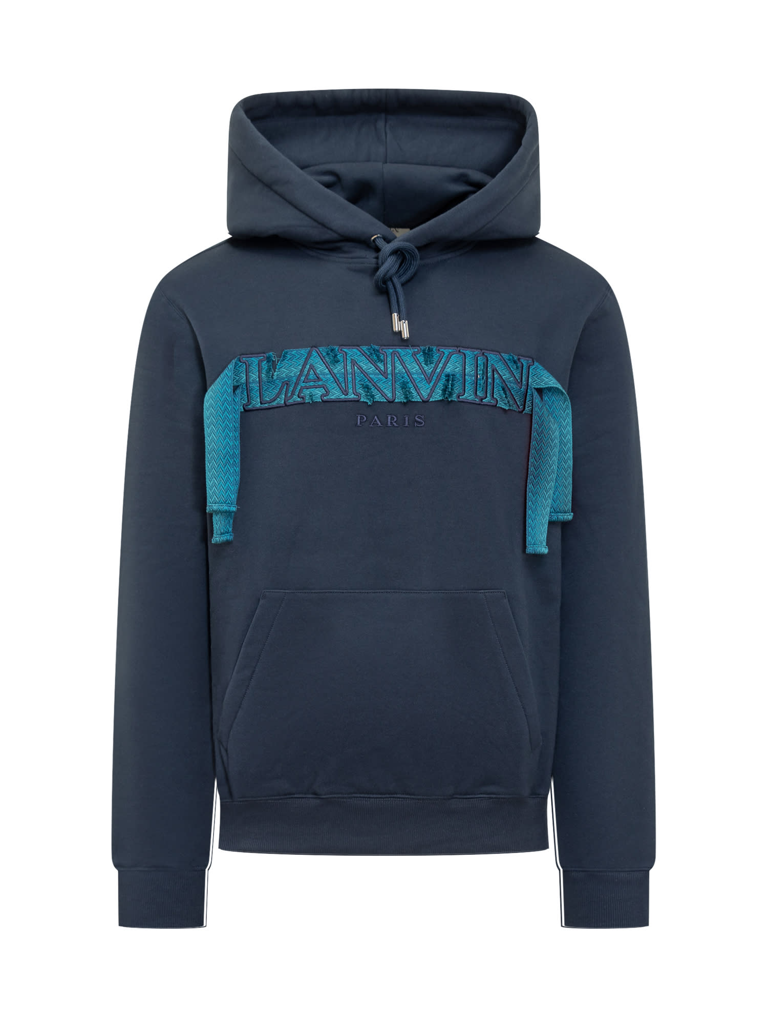 Lanvin Curb-lace Drawstring Hoodie