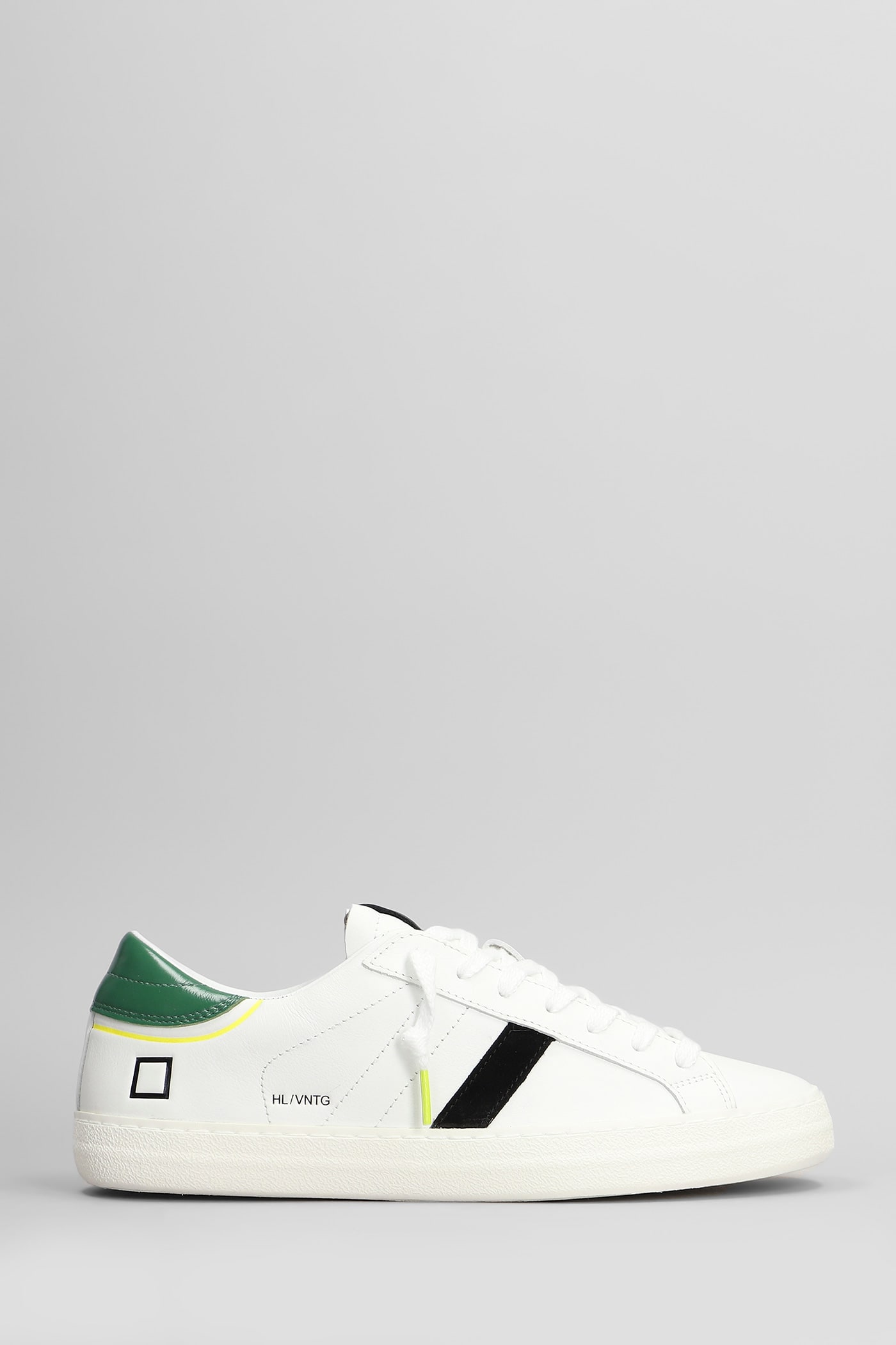 D. A.T. E. Hill Low Sneakers In White Leather