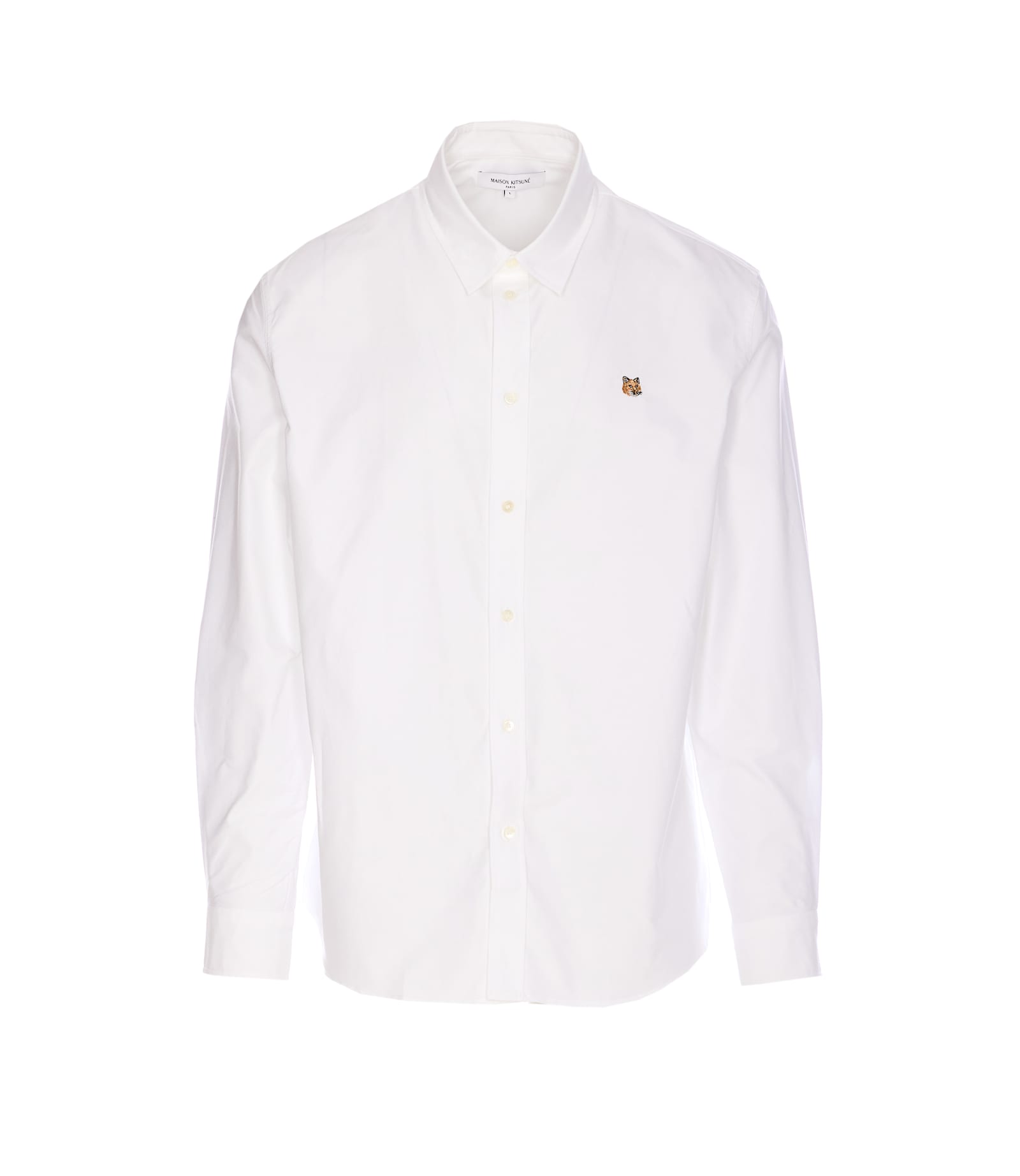 Maison Kitsuné Fox Head Patch Shirt