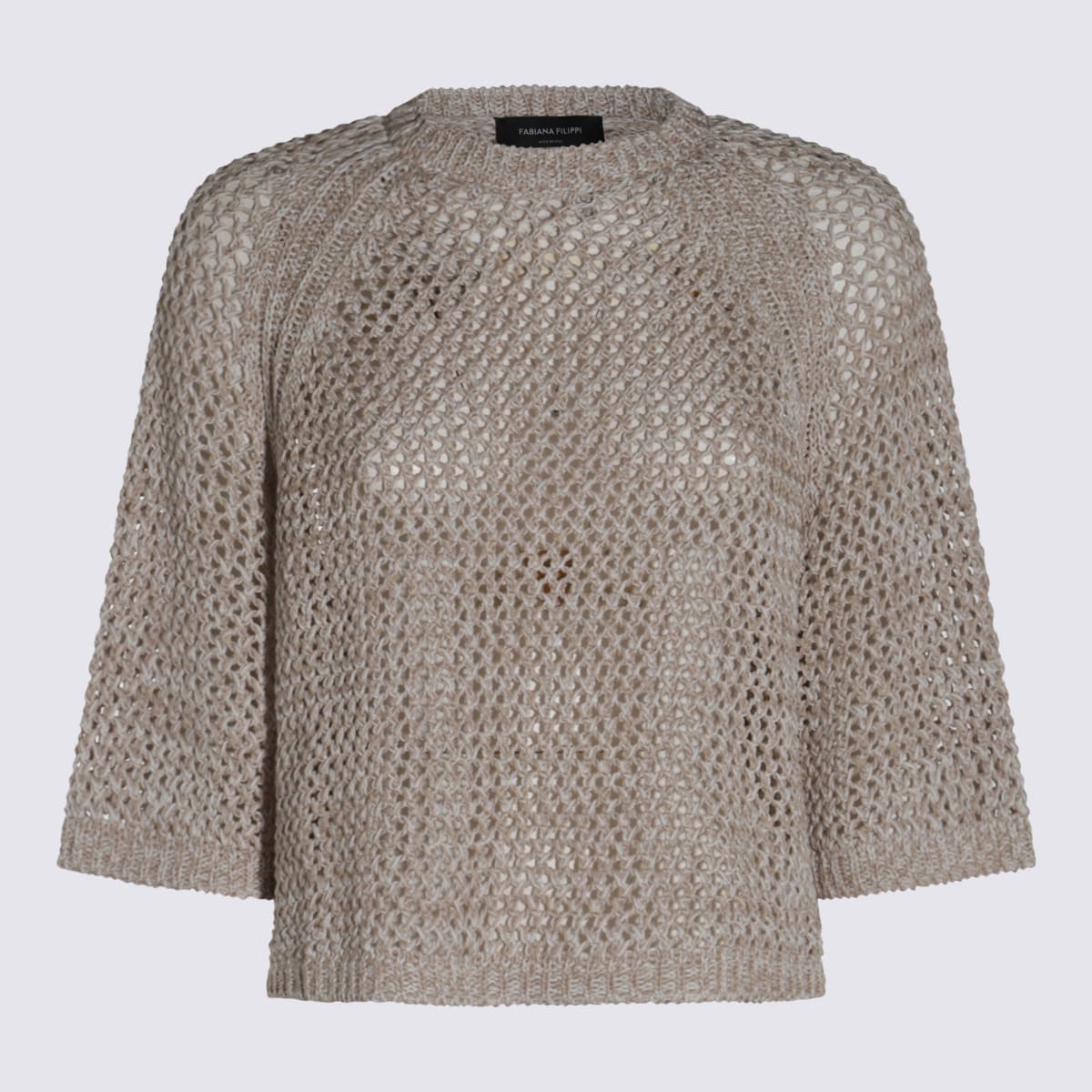 Fabiana Filippi Beige Cotton Knitwear