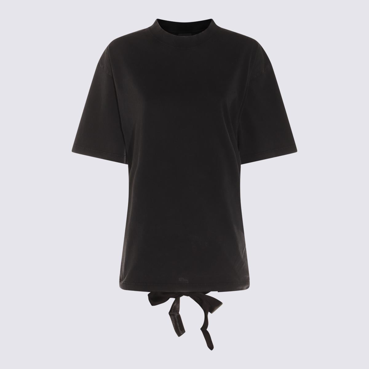 Balenciaga Black Cotton T-Shirt