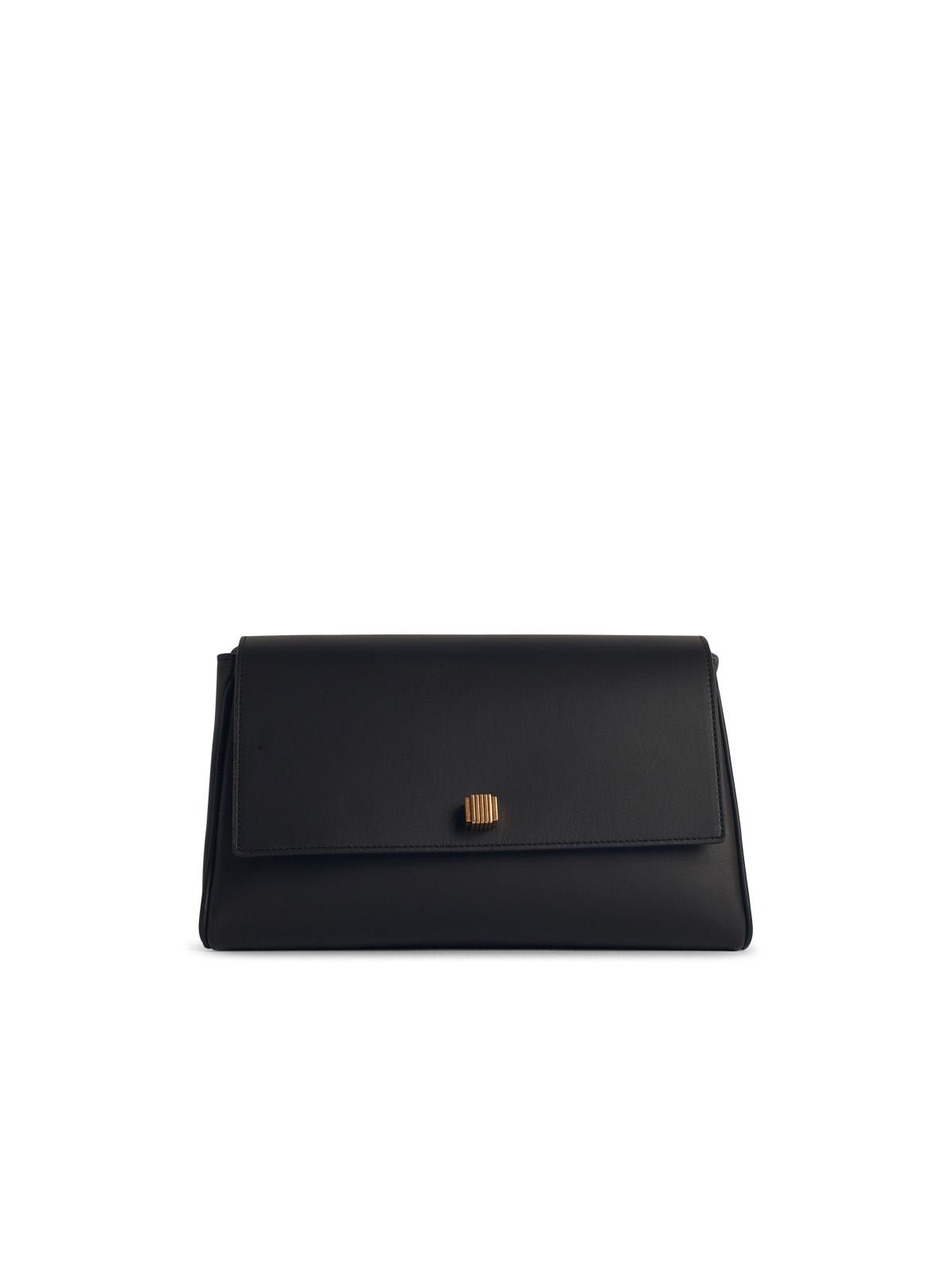 Khaite cate Black Leather Crossbody Bag