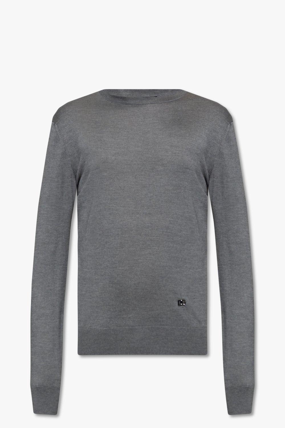 Dolce & Gabbana Crewneck Silk Sweater