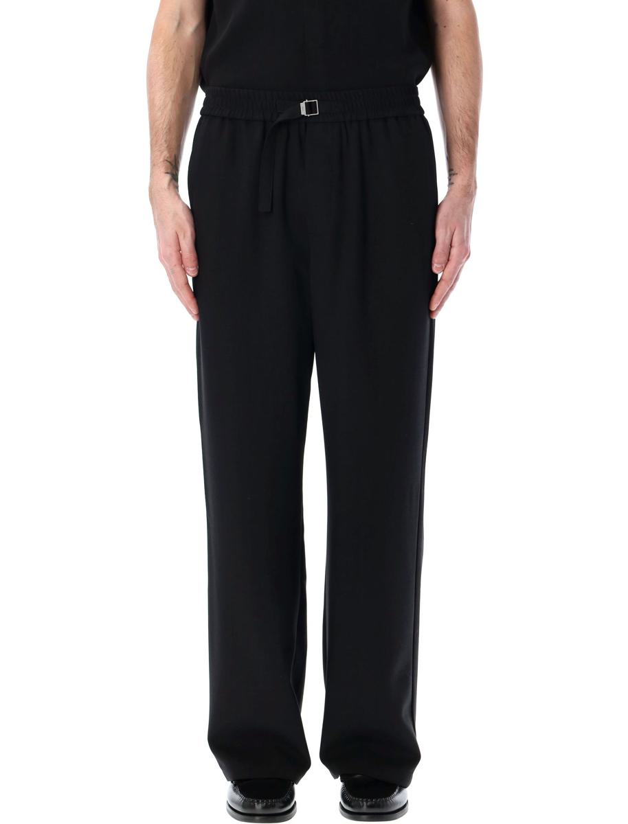 AMI Paris Straight Fit Elasticated Trousers