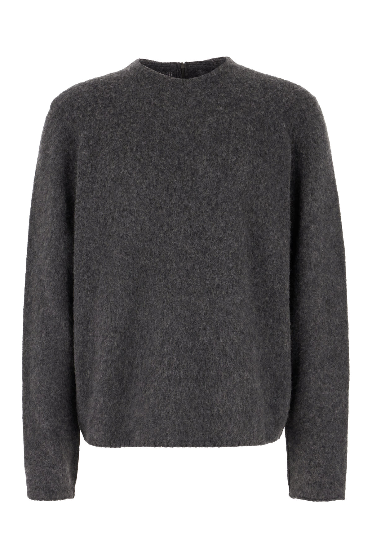 Zegna Dark Grey Cashmere Sweater