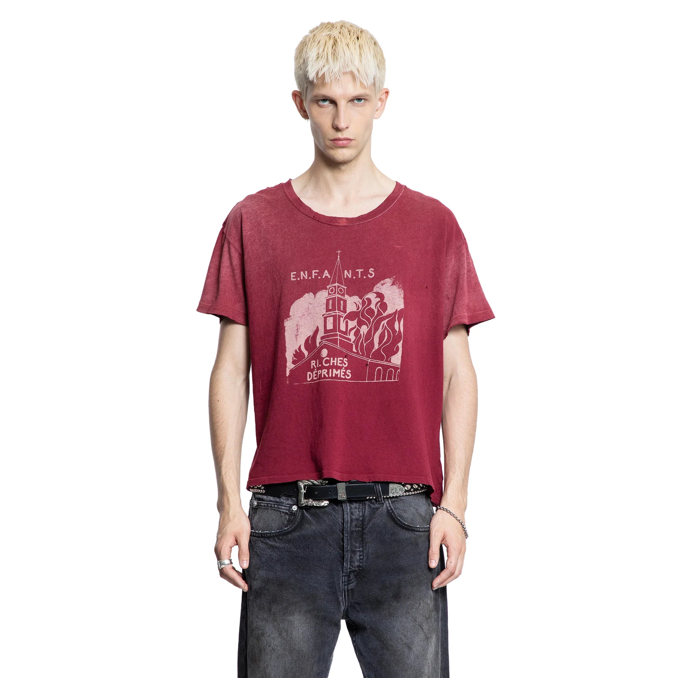 ENFANTS RICHES DÉPRIMÉS MAN RED T-SHIRTS & TANK TOPS