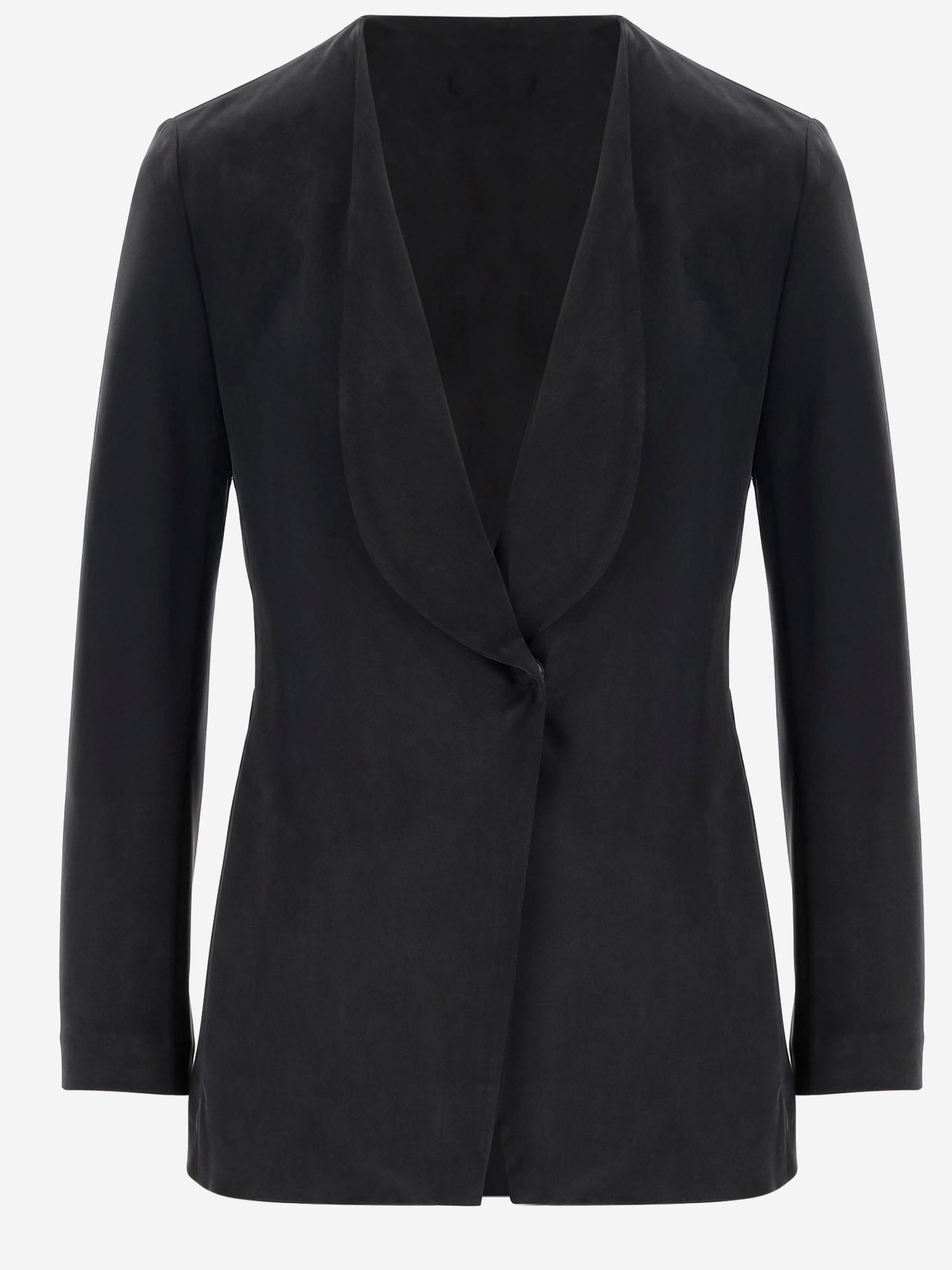Giorgio Armani Cupro Interlock Jacket