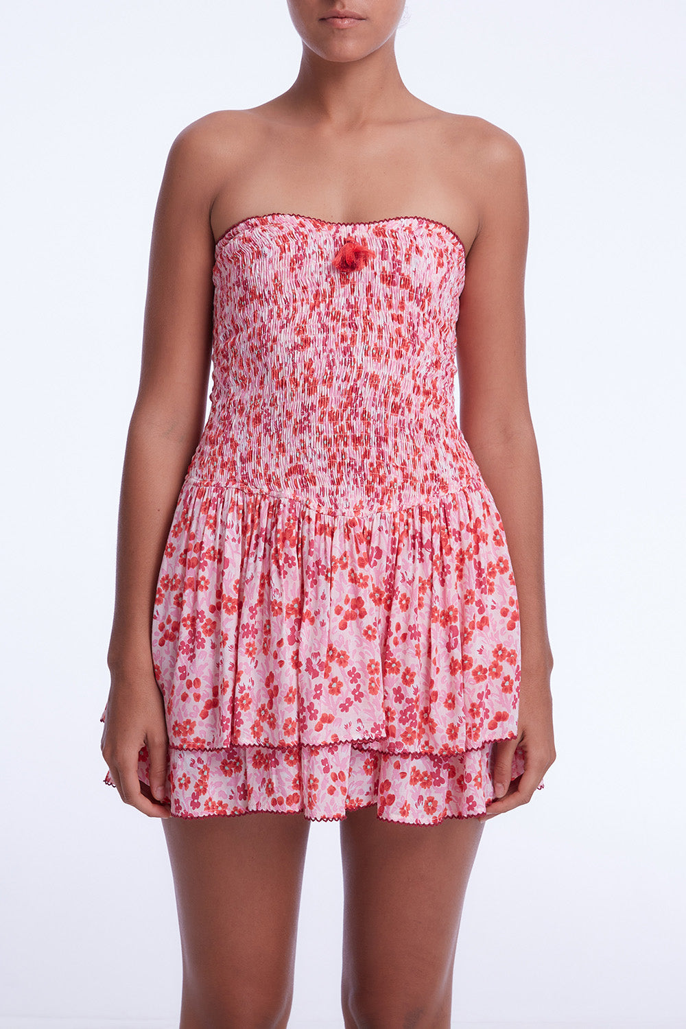 Bandeau Dress Triny - Pink Daffodil