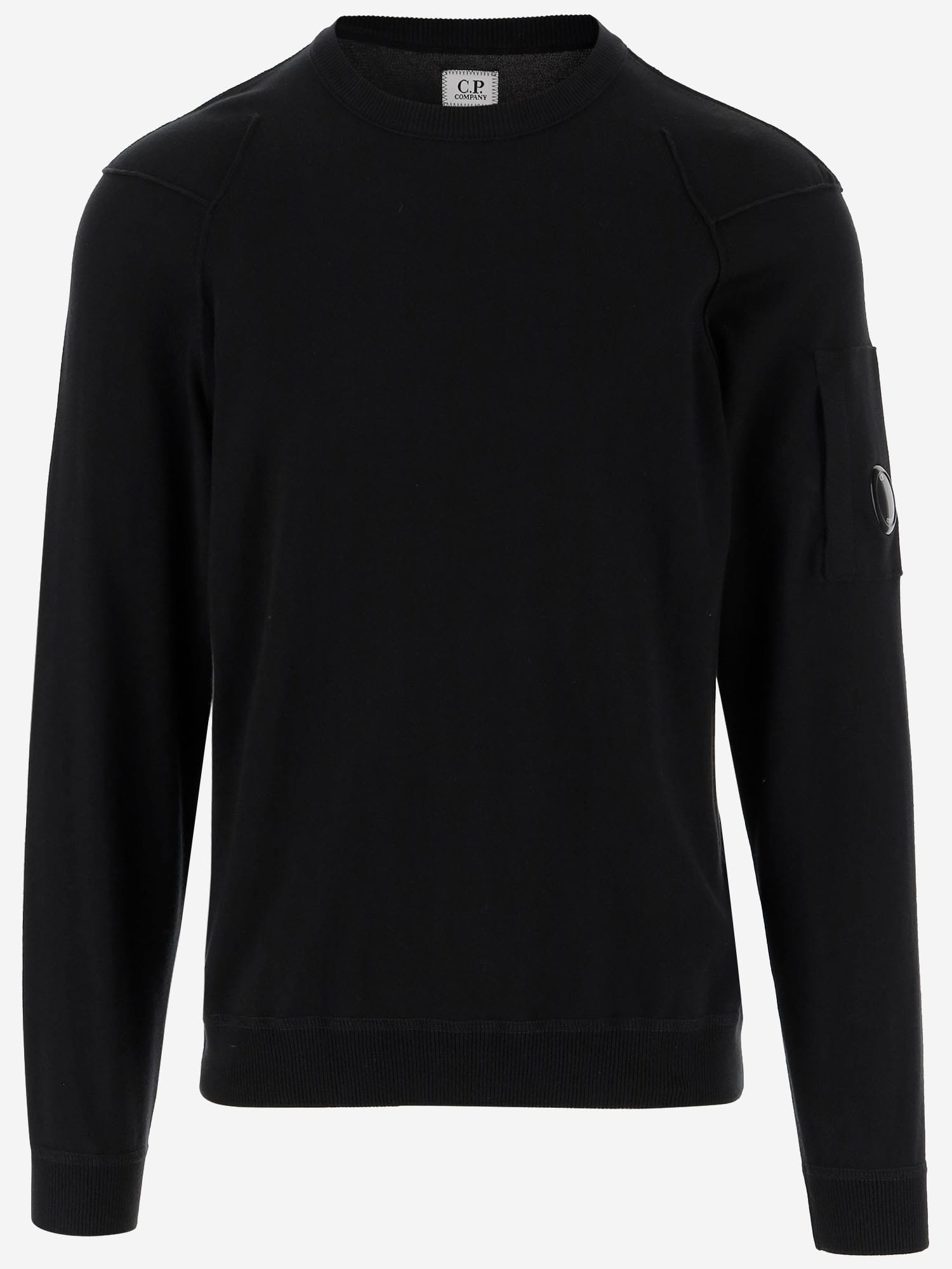 C. P. Company Sea Island Cotton Sweatshirt With Logo