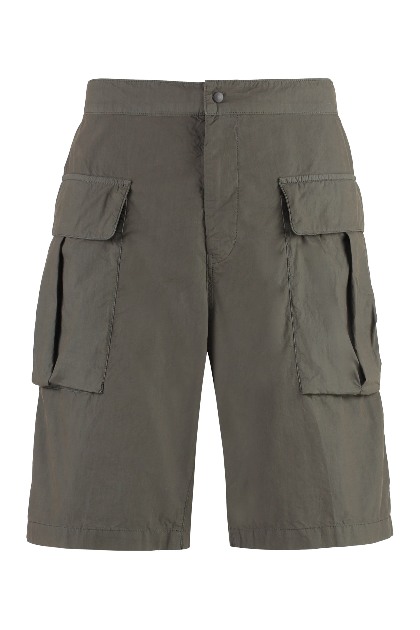 Aspesi Cotton Cargo Bermuda Shorts