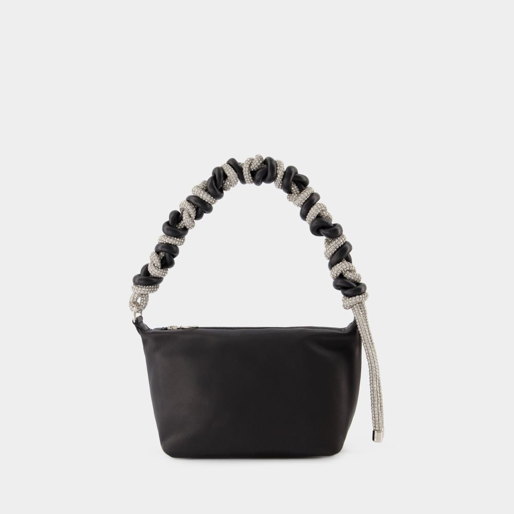 Kara Crystal Phone Cord Hobo Bag