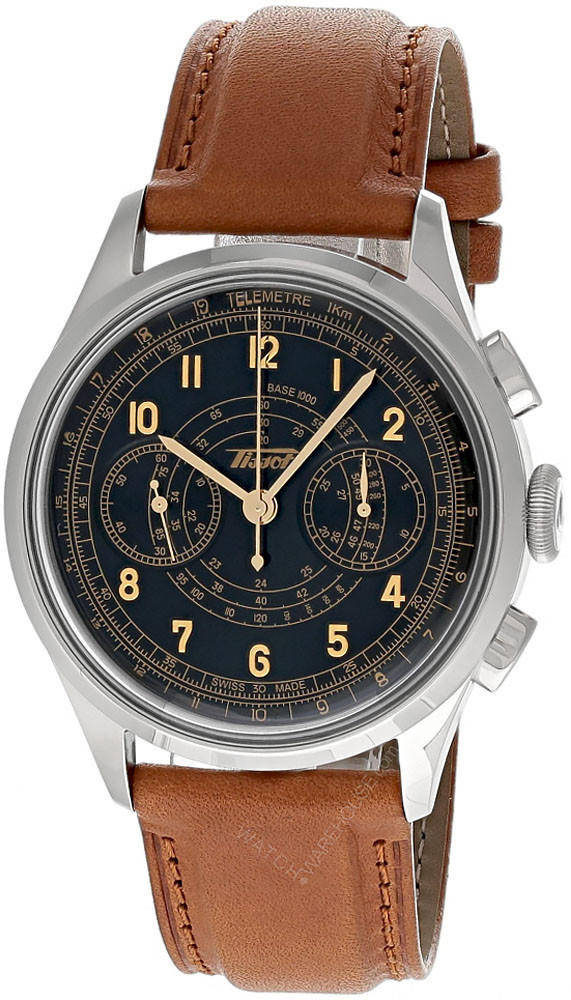 TISSOT Telemeter 1938 Heritage 42MM Black Dial Men's Watch T142.462.16.052.00 / T1424621605200