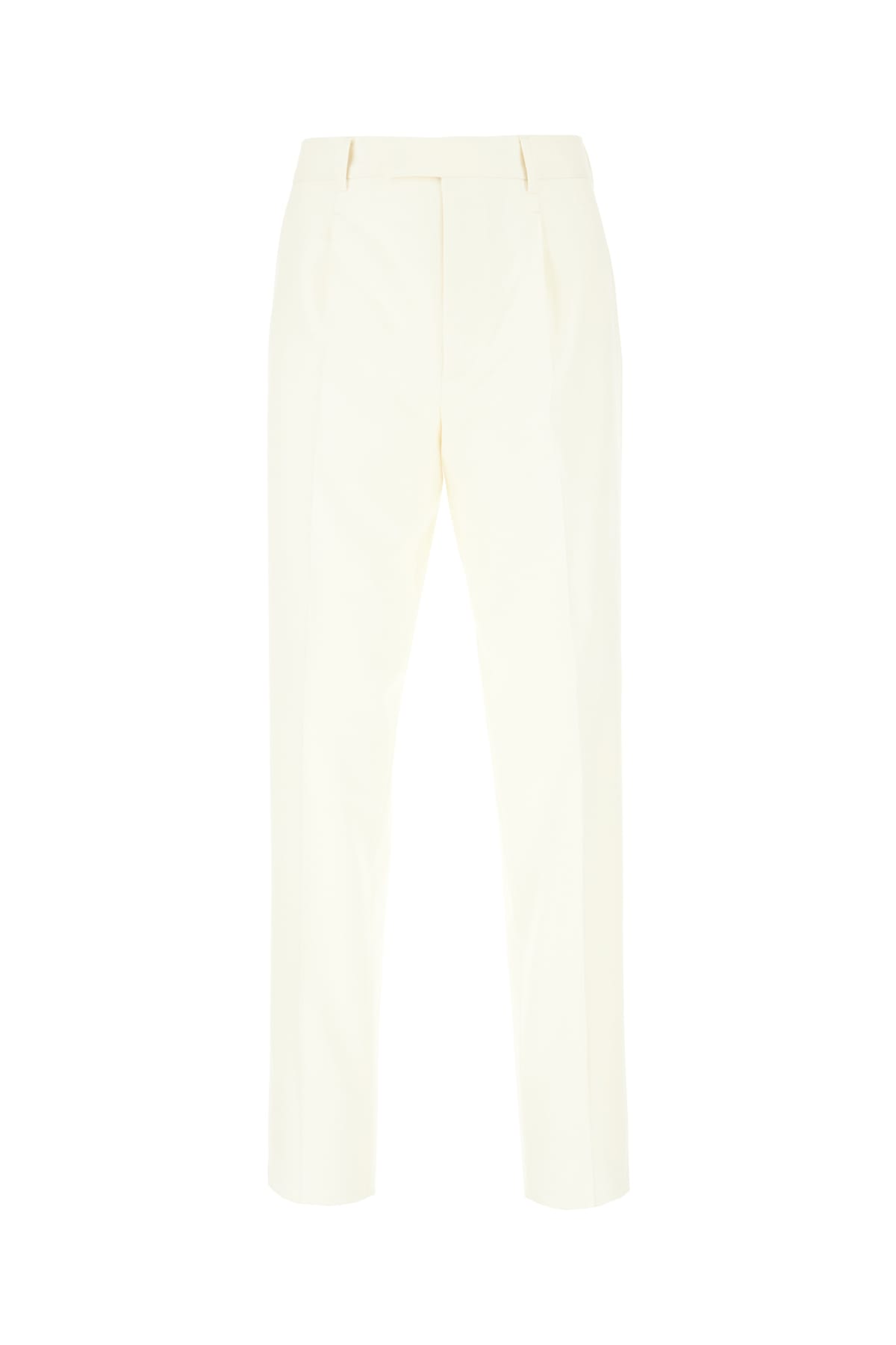 Zegna Cream Wool Pants