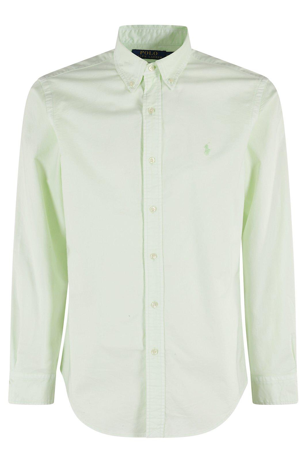 Ralph Lauren Logo Embroidered Long Sleeved Shirt