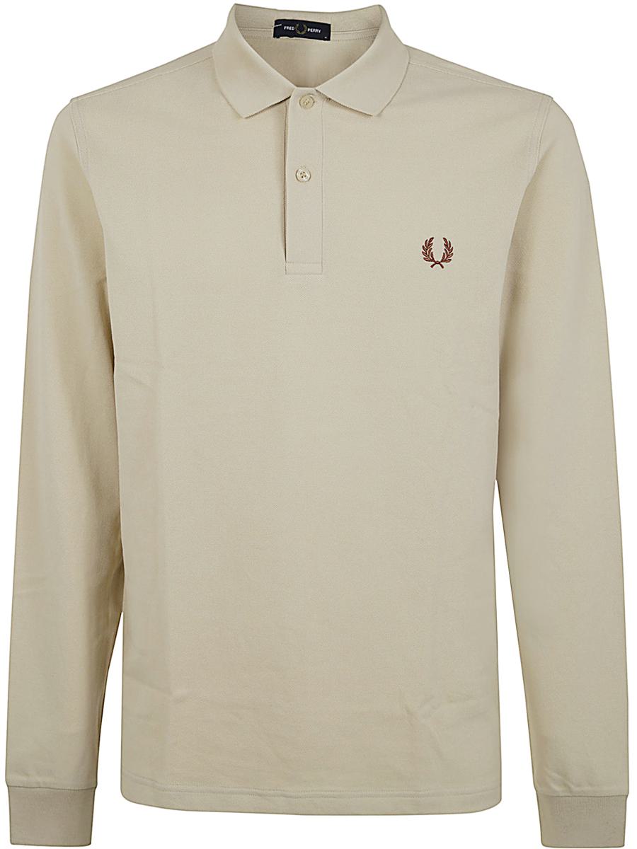 Fred Perry 长袖纯色衬衫