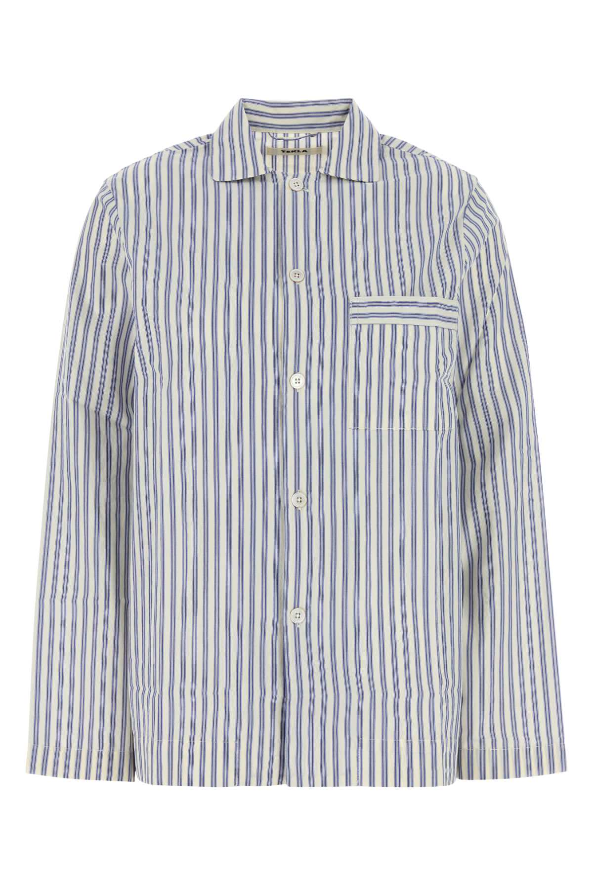 Tekla Embroidered Poplin Shirt
