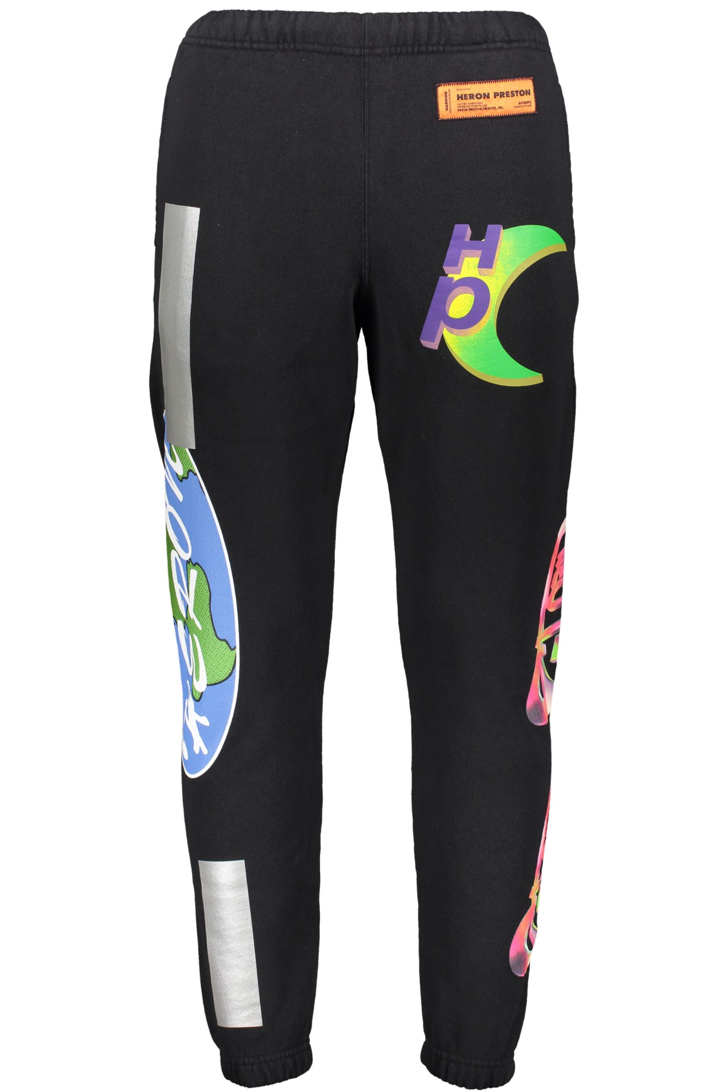 HERON PRESTON Printed Cotton Trousers