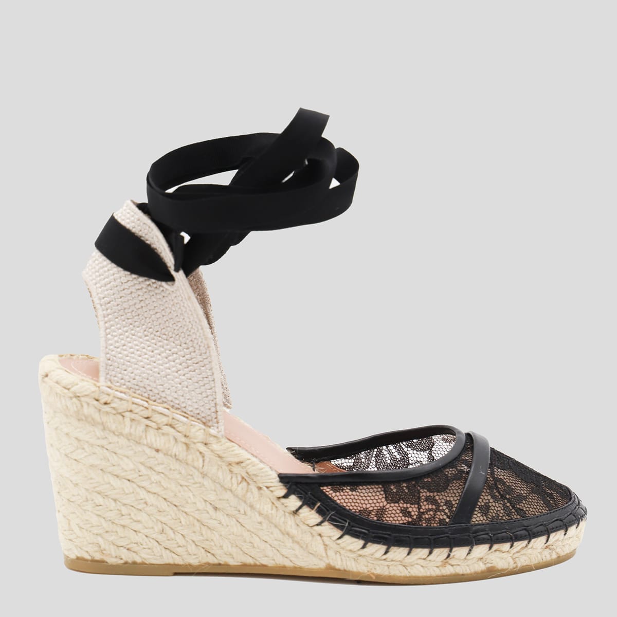 Malone Souliers Black Espadrillas