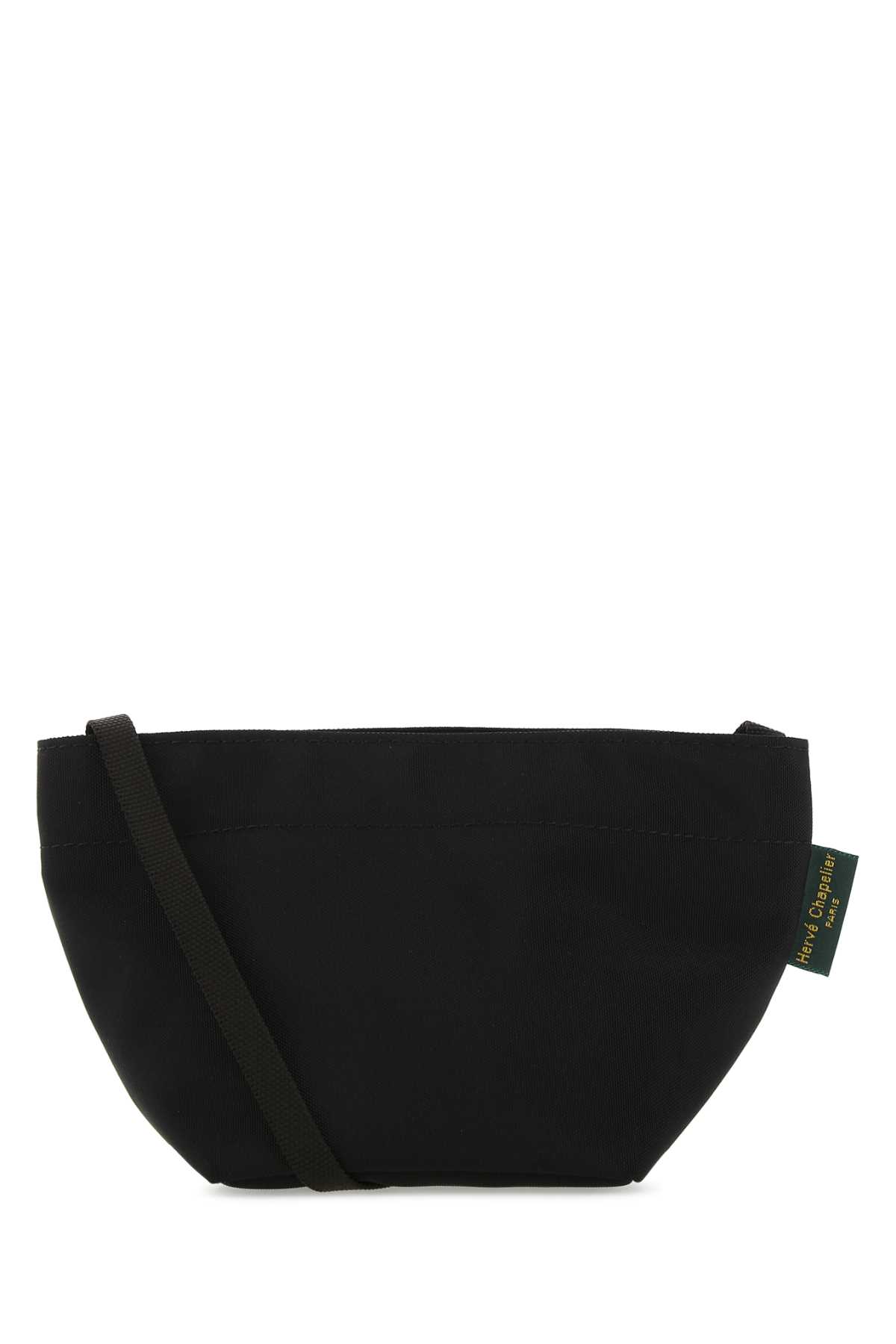 Hervè Chapelier Black Canvas Crossbody Bag
