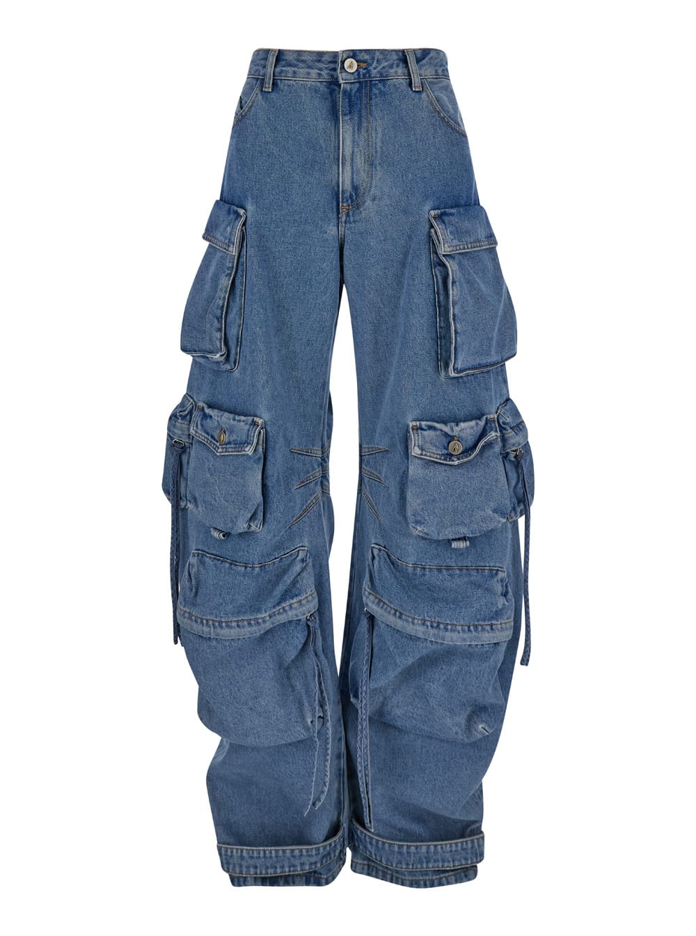 The Attico Fern Cargo Jeans