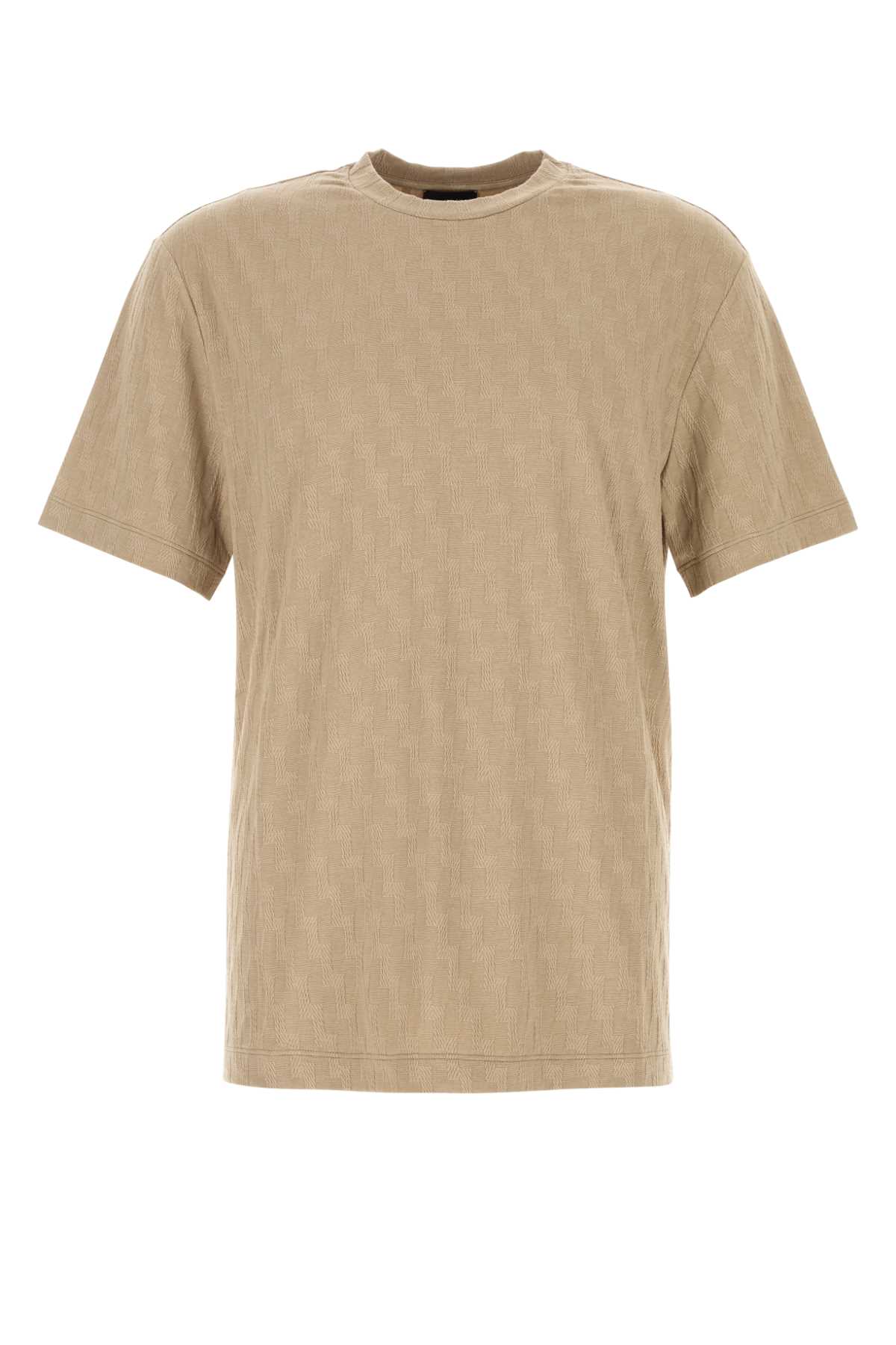Giorgio Armani Cappuccino Stretch Viscose Blend T-shirt