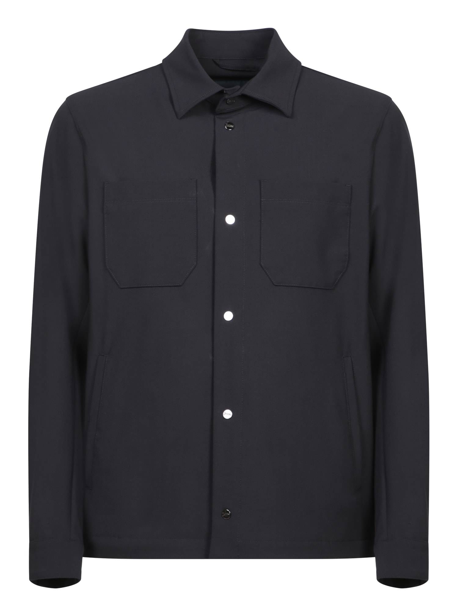 Herno Crease Light Blue Shirt