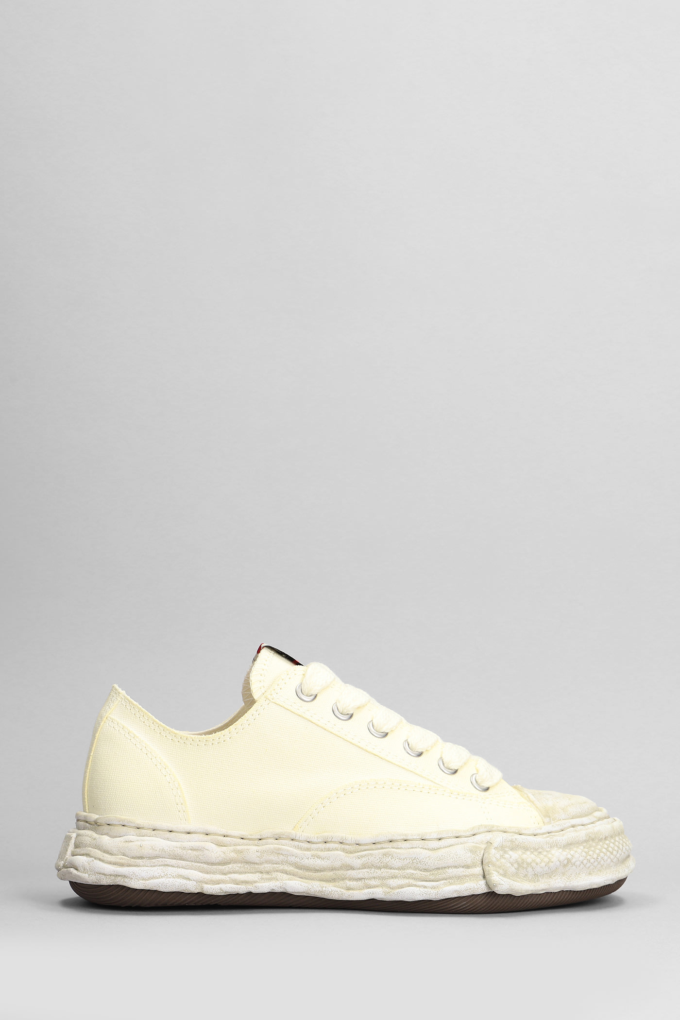 Mihara Yasuhiro Peterson 23 Low Sneakers In Beige Cotton