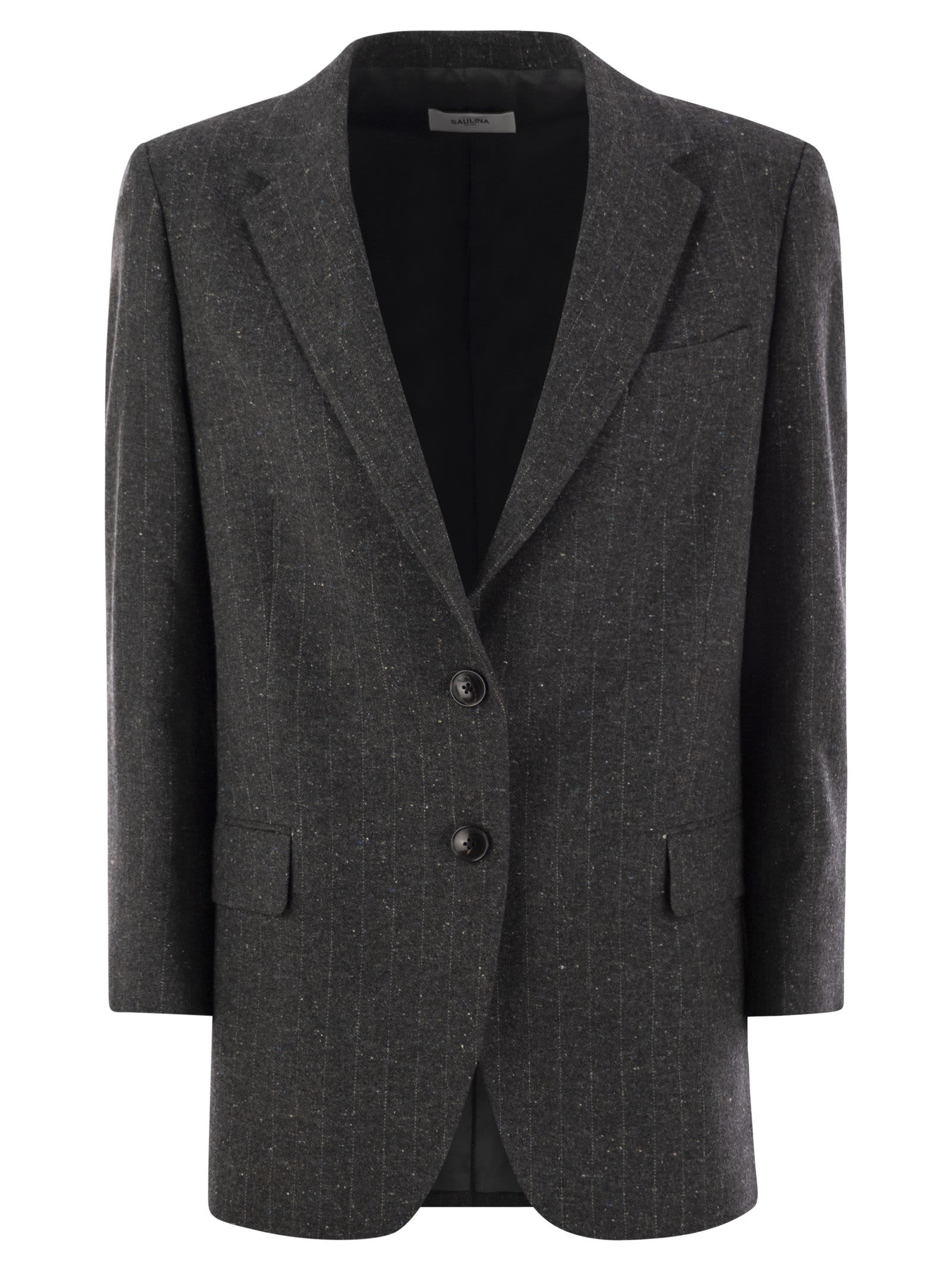 Saulina Milano Antonia - Single-breasted Jacket In Wool Blend