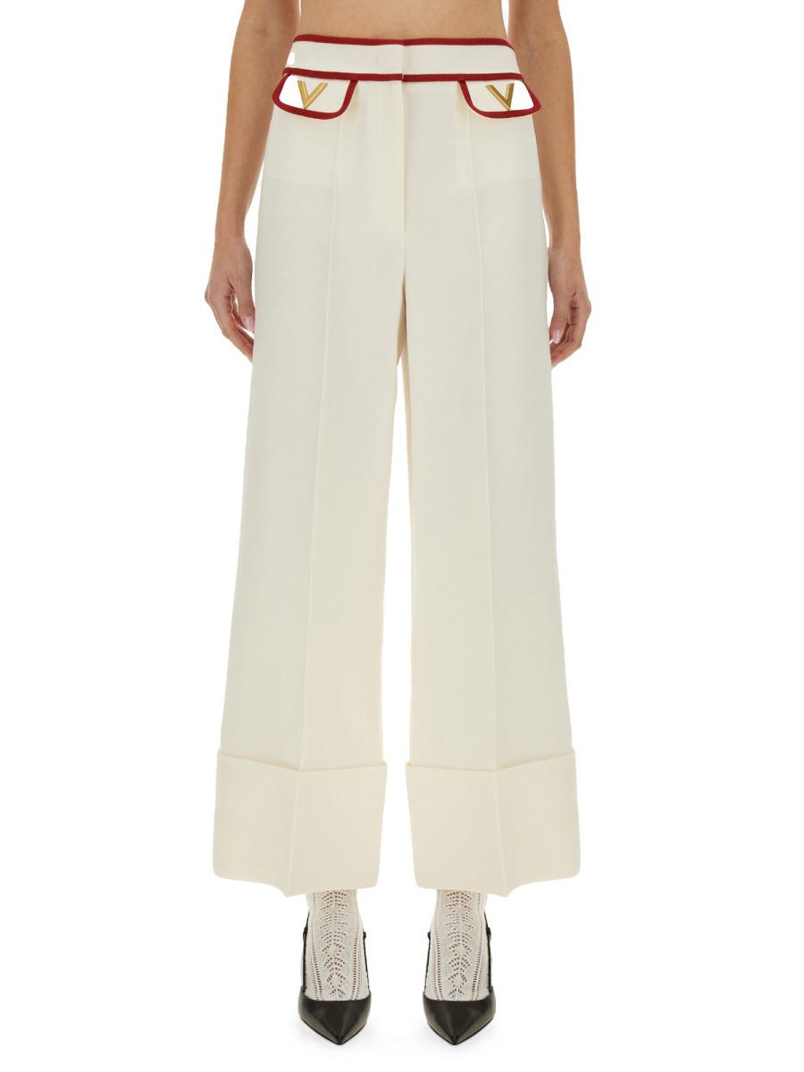 Valentino Garavani Crepe Couture Pants