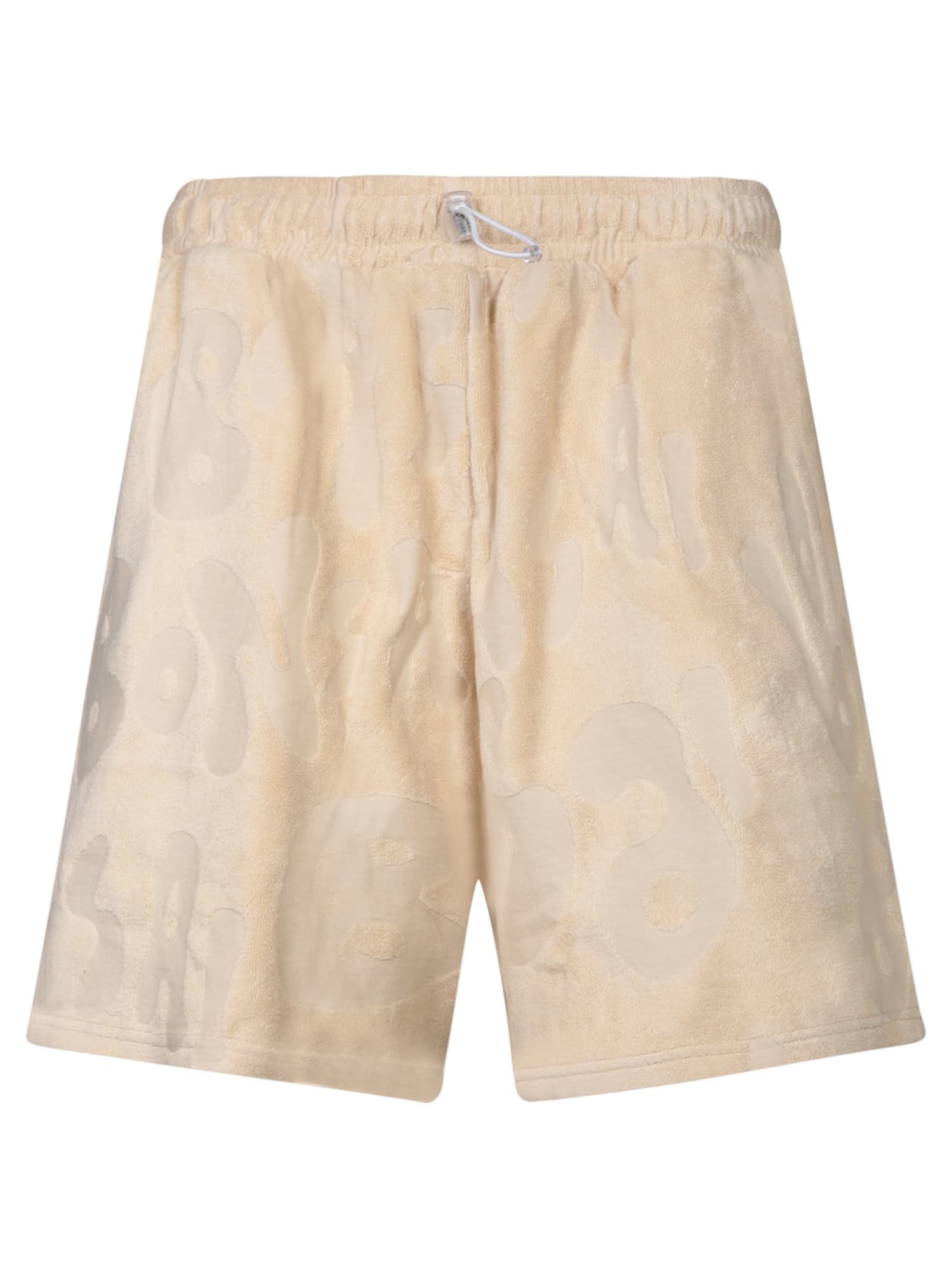 Bonsai Terry Beige Bermuda Shorts