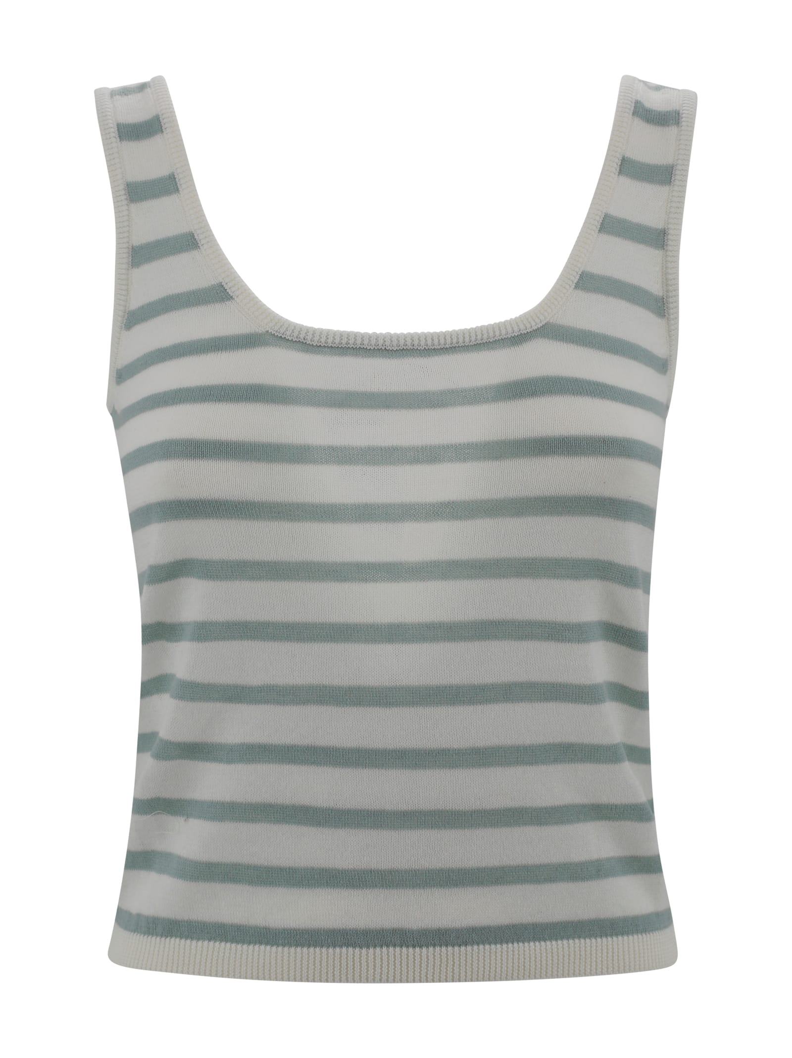 Be You Striped Cashmere Top