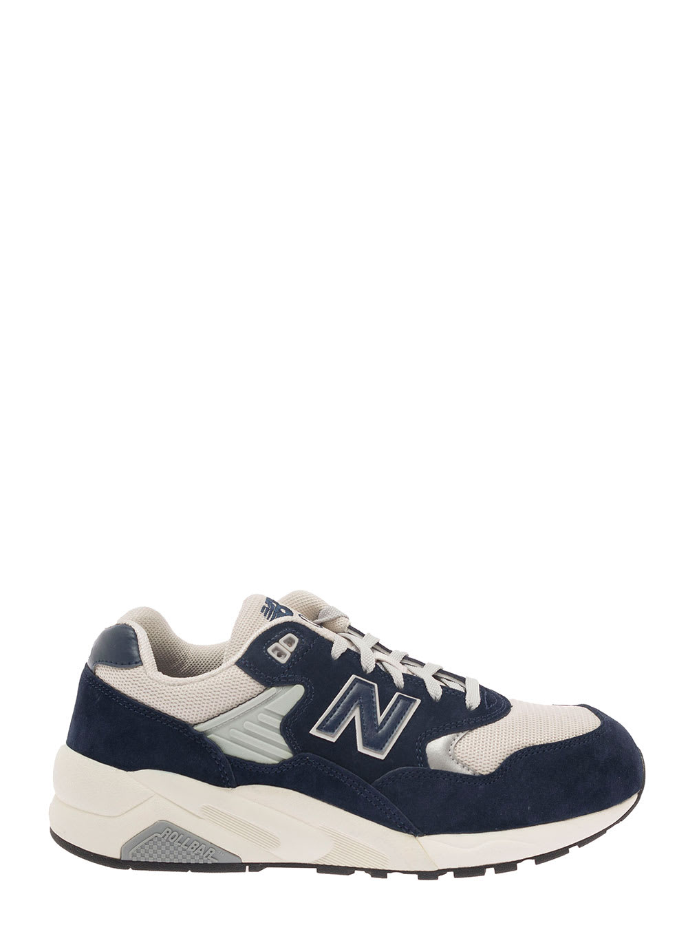 New Balance Beige Low Top Sneakers With Logo In Suede Man