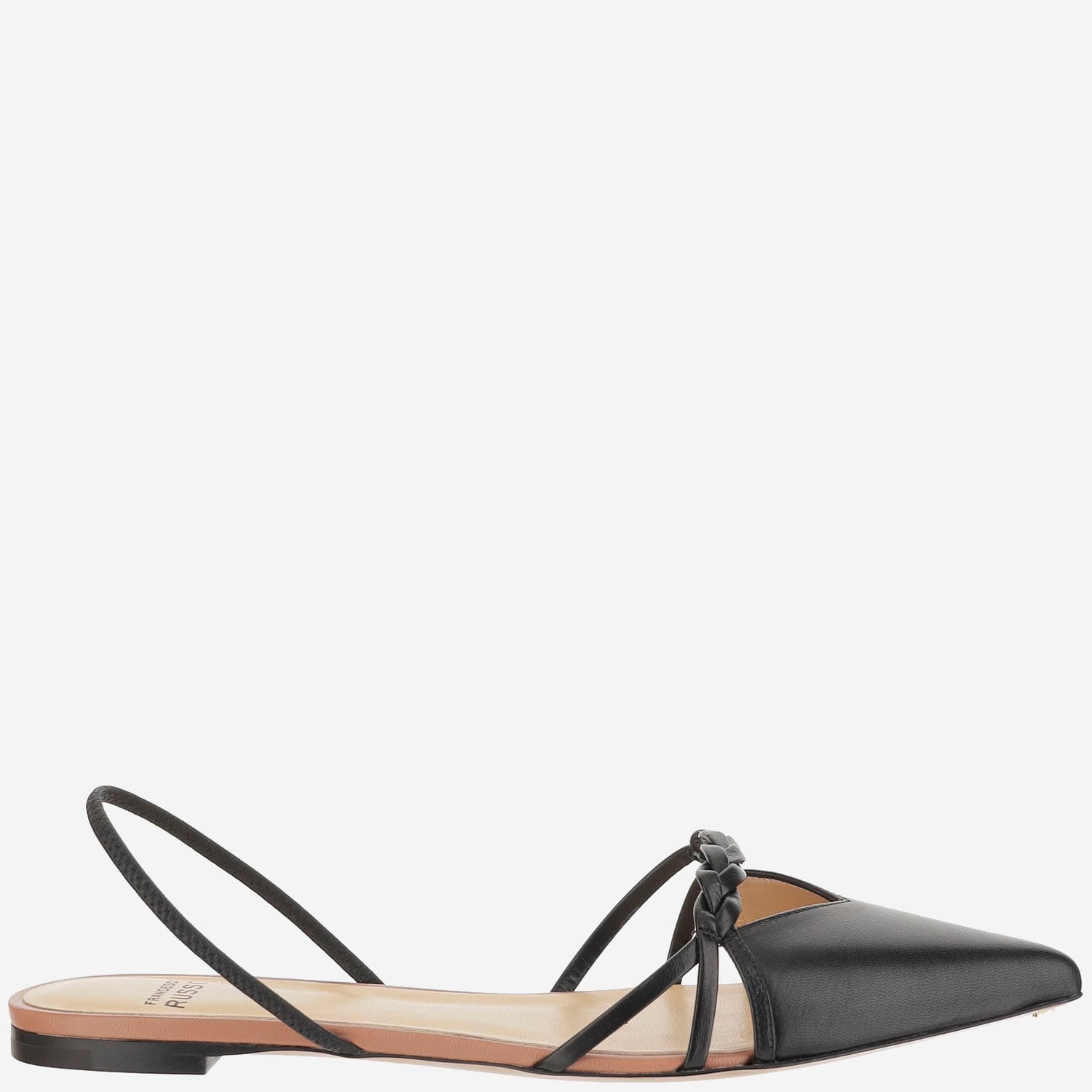 Francesco Russo Flat Leather Pumps