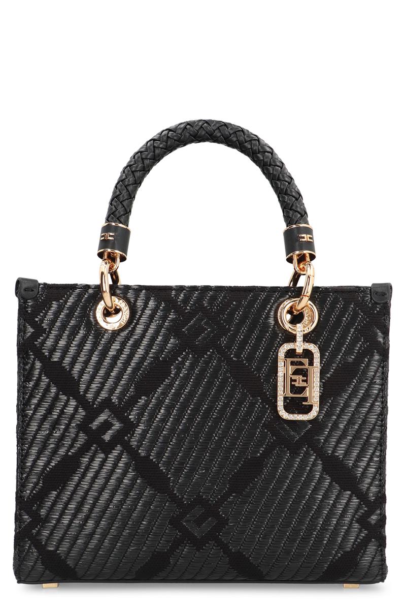 Elisabetta Franchi Jacquard Fabric Tote