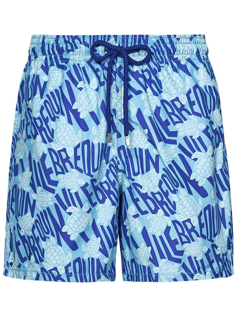 Vilebrequin Moorea Ronde Des Tortues Logo Swimsuit
