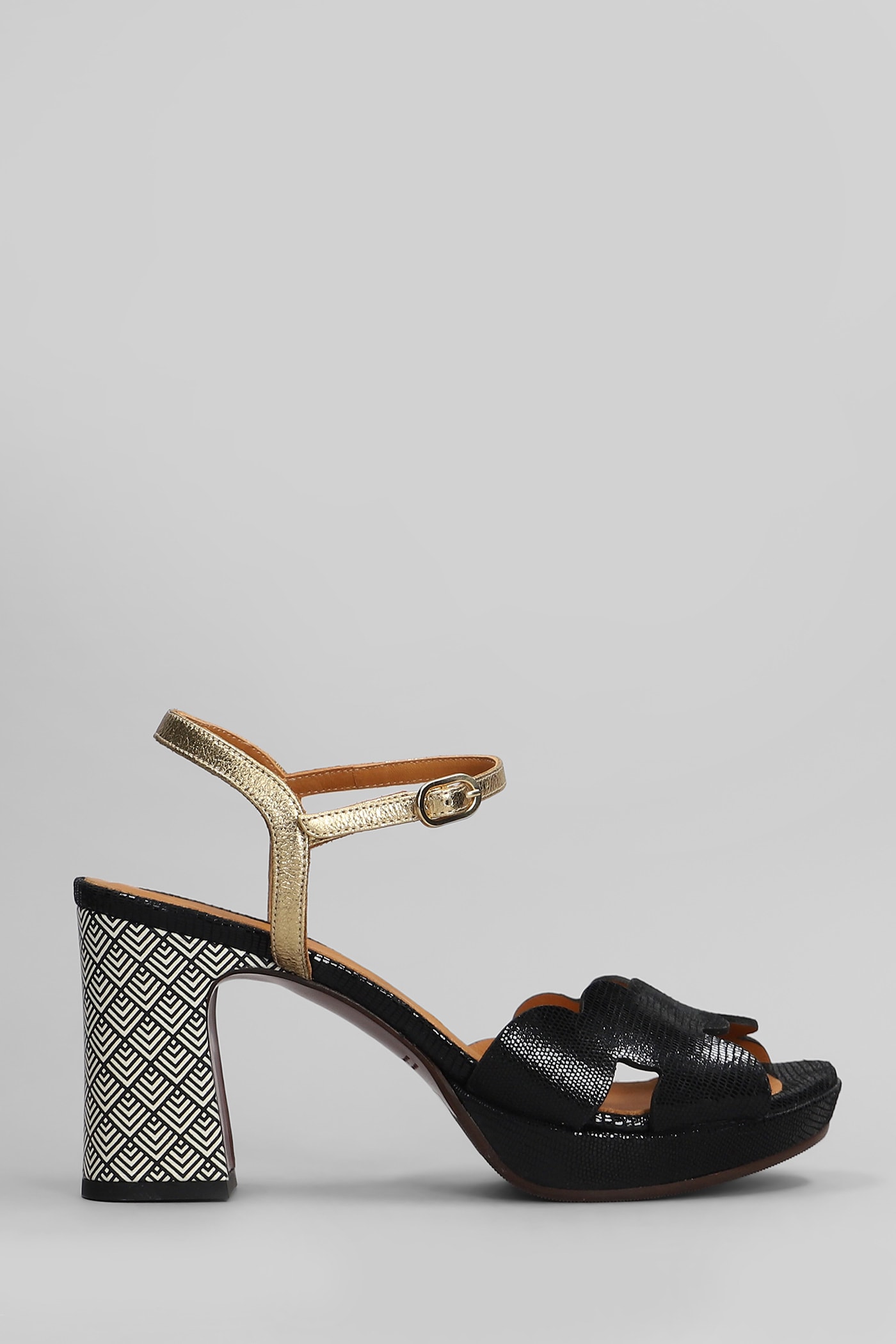 Chie Mihara Kelis 46 Sandals In Black Leather