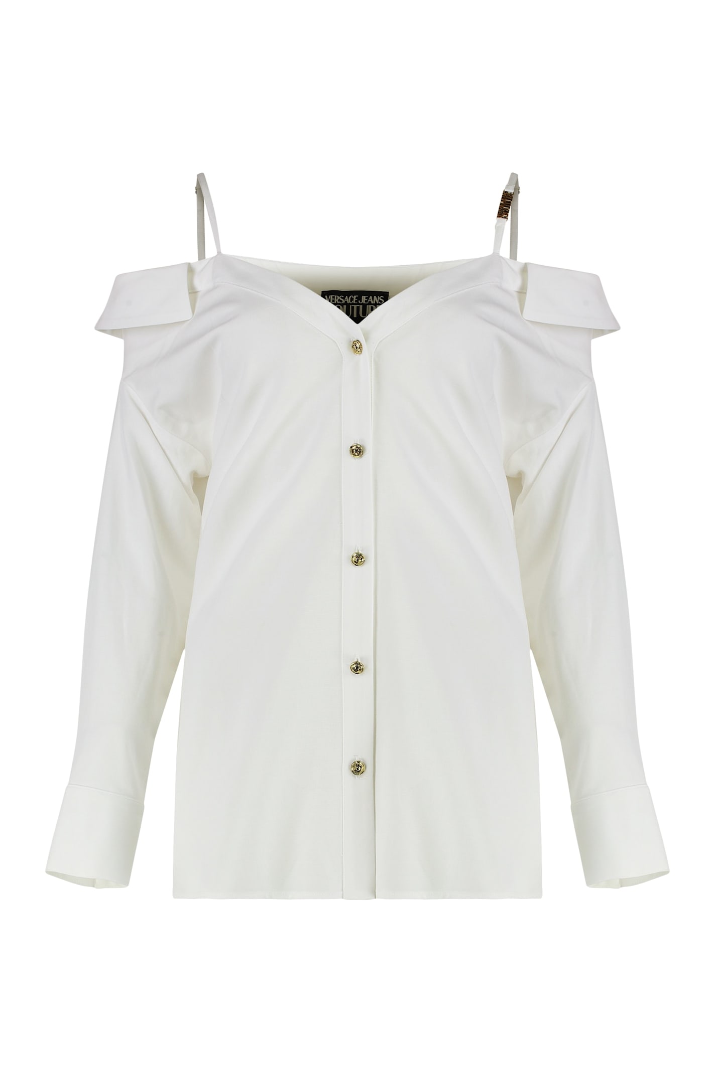 Versace Jeans Couture Off-shoulders Shirt