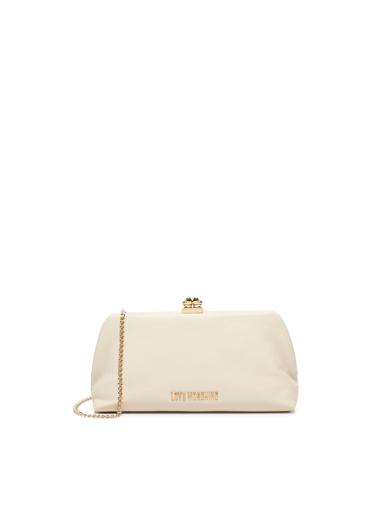 Love Moschino Logo Clutch Bag