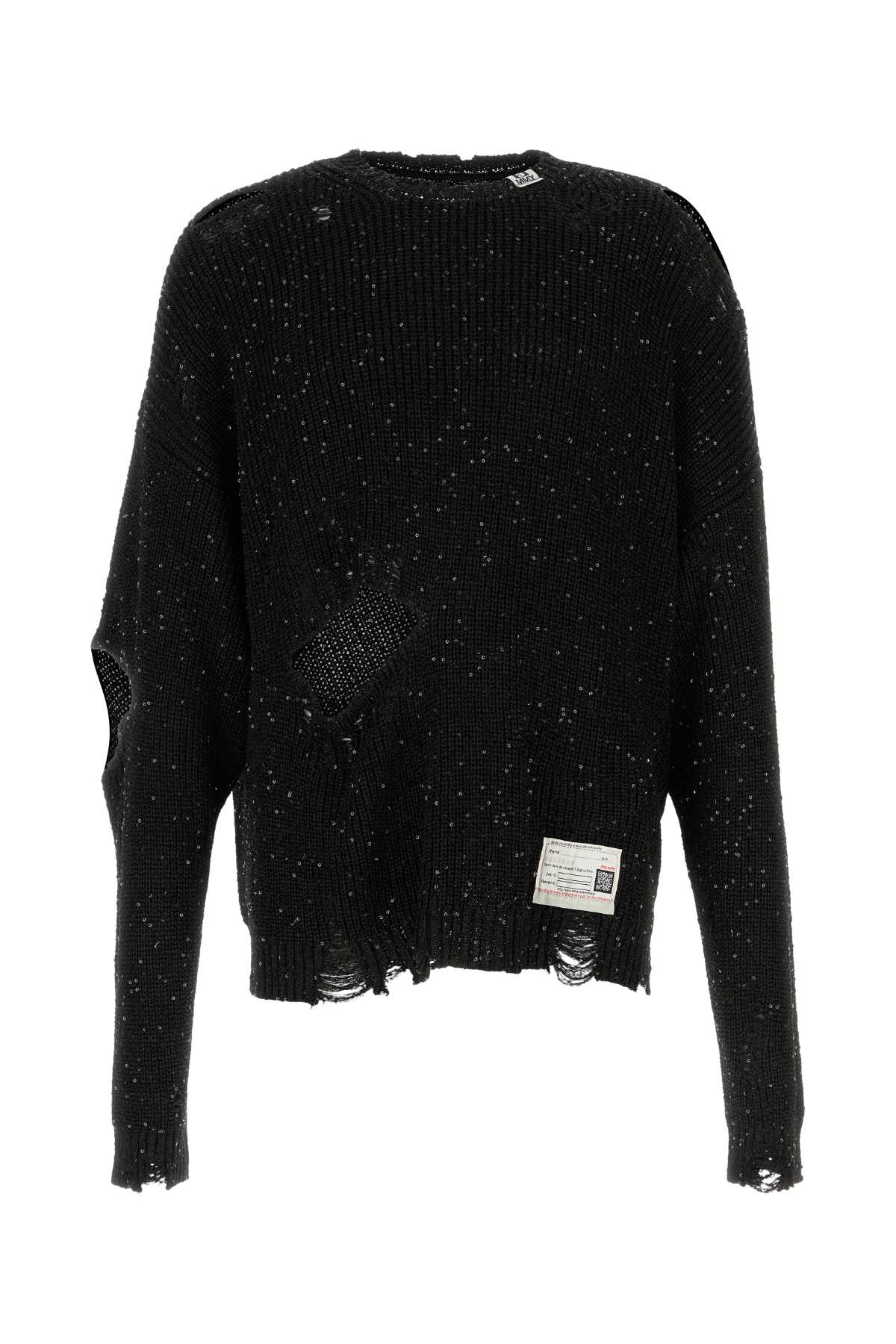 Mihara Yasuhiro Black Polyester Sweater